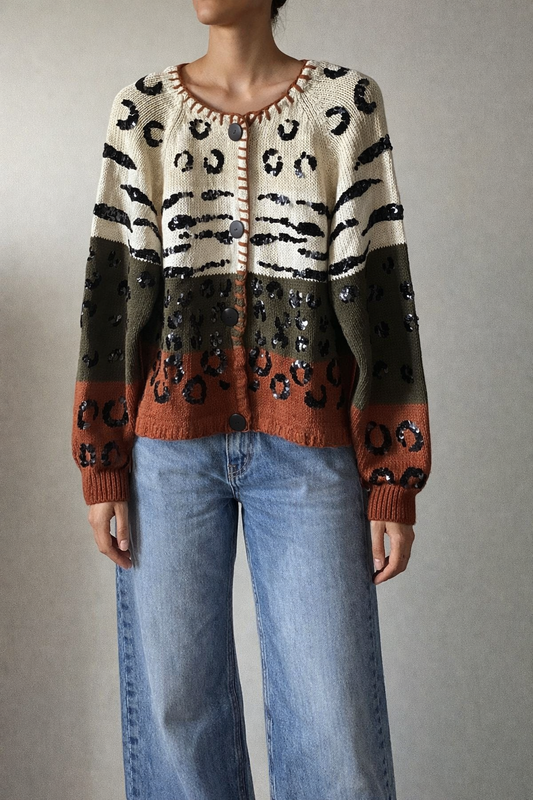 Vintage Work In Progress Knit Cardigan