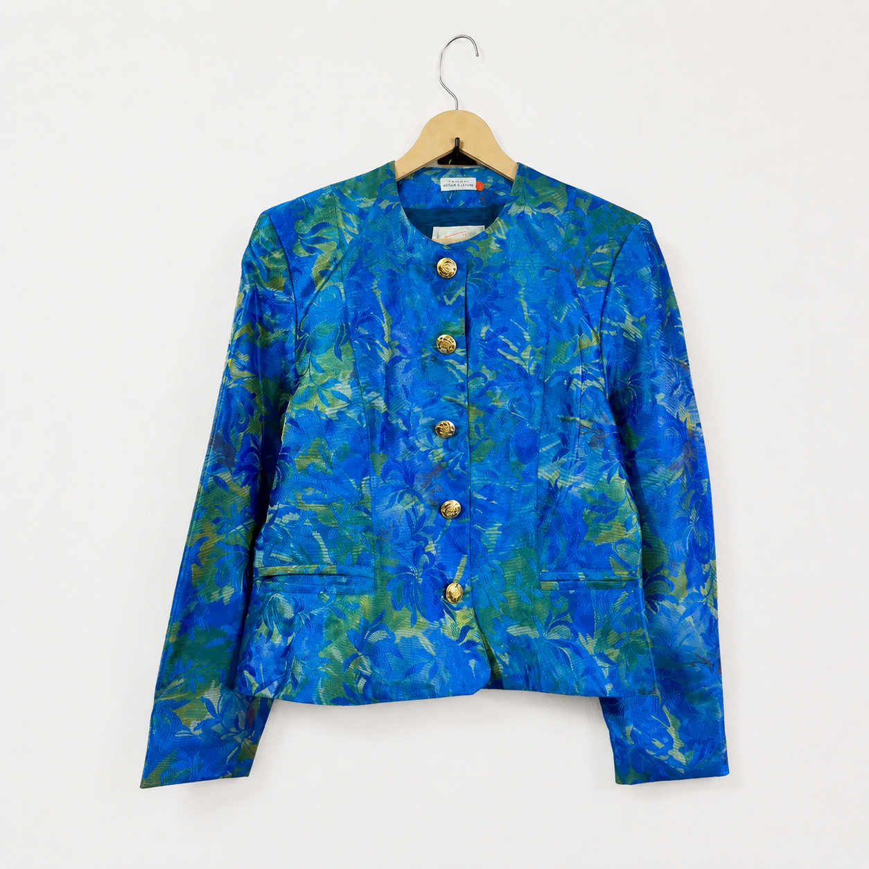 Vintage Azure Bloom Jacket