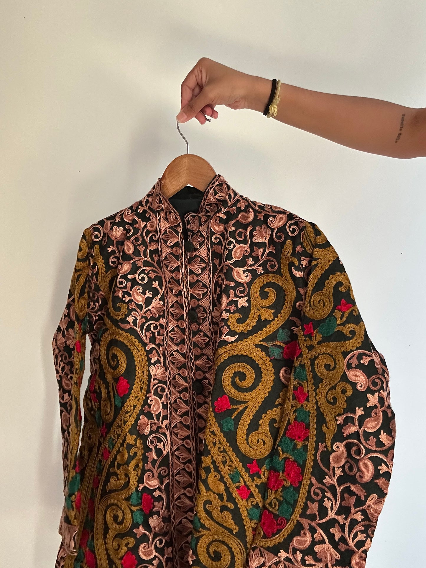 Fully Embroidered Vintage Shaket