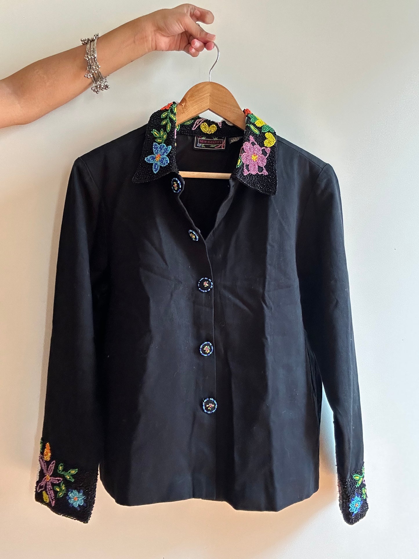 Vintage New Identity Shaket, Beaded