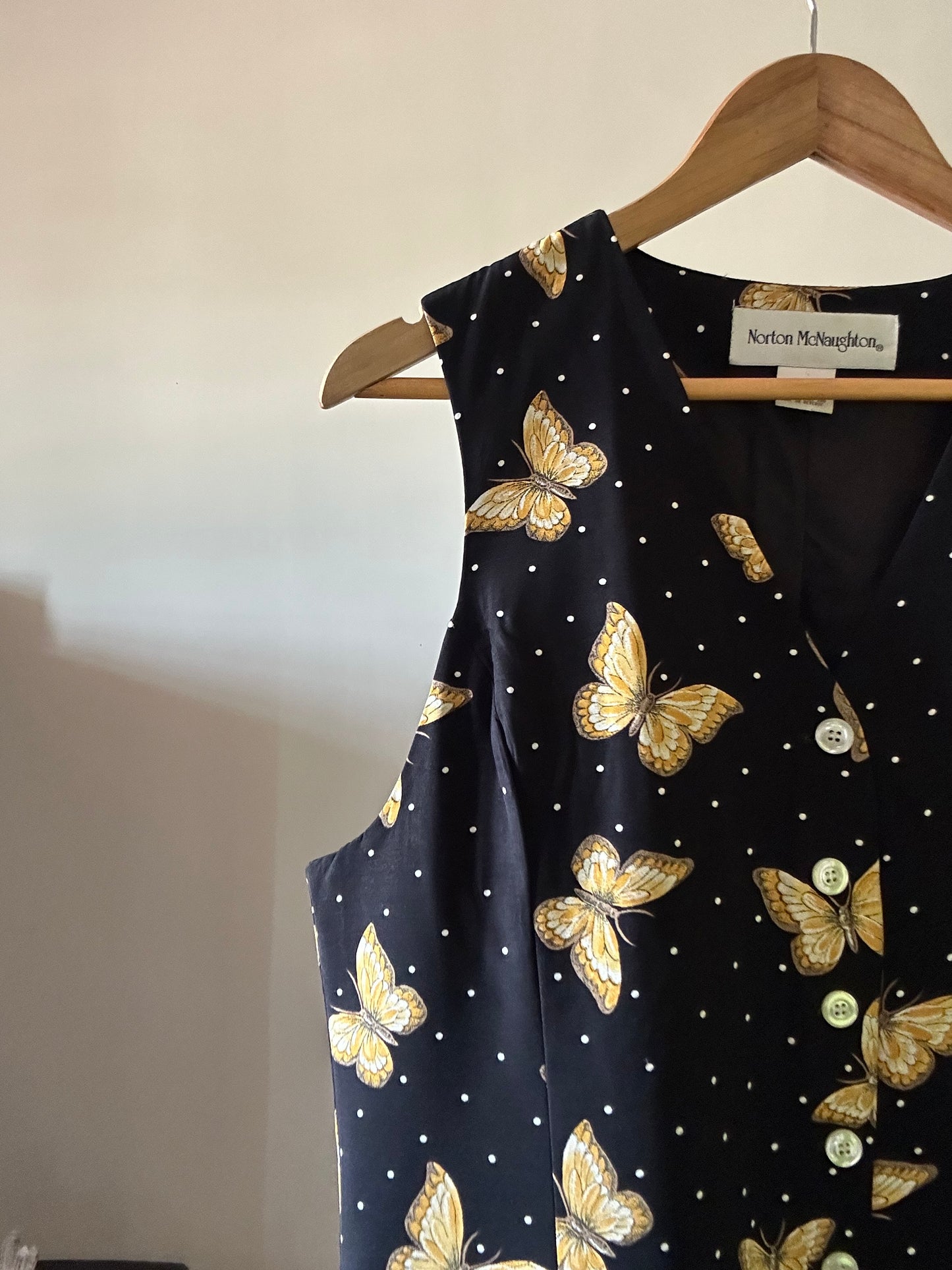 Norton McNaughton Vintage Butterfly Vest