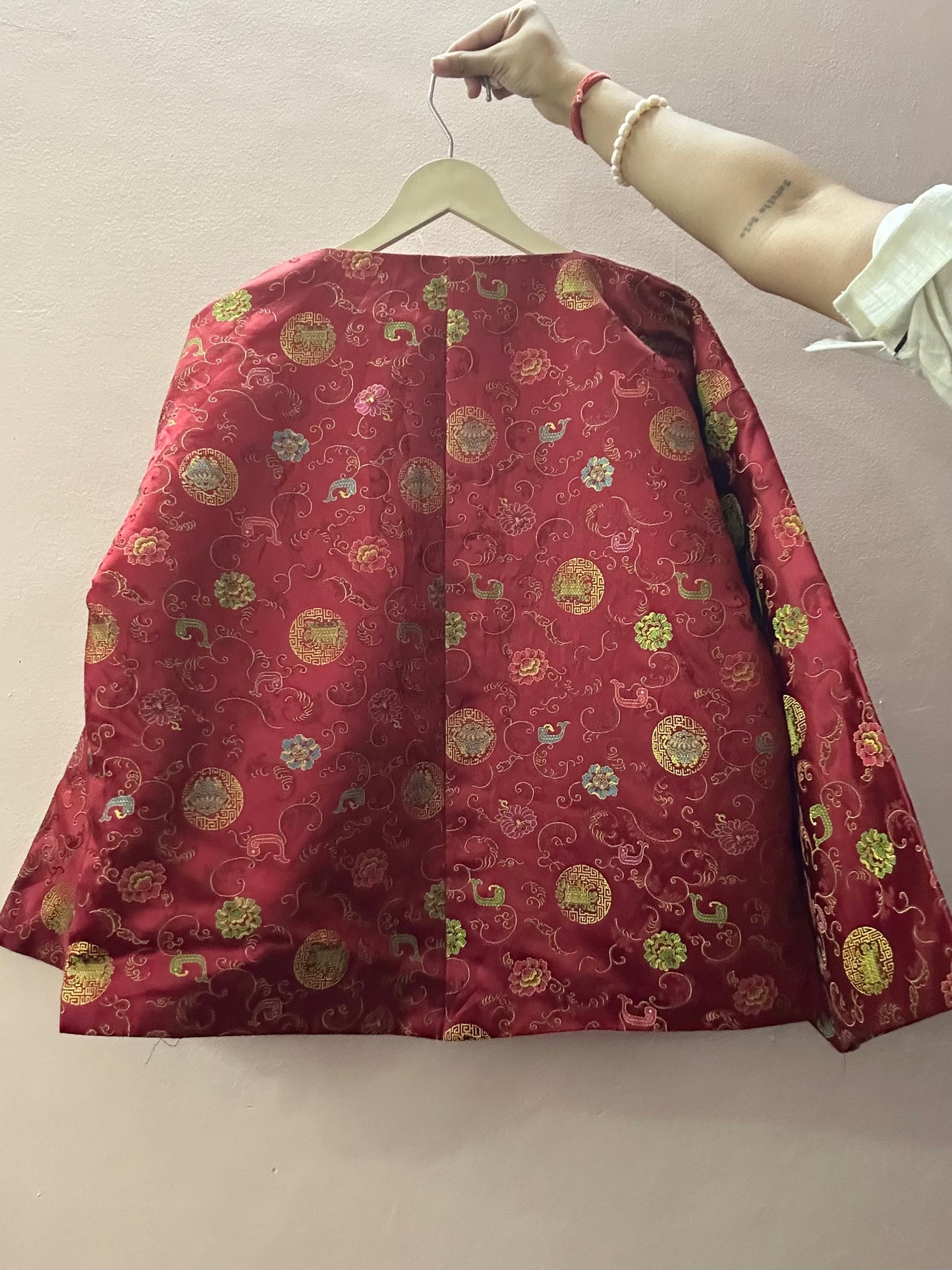 Vintage Vintage Chinese Brocade Shaket