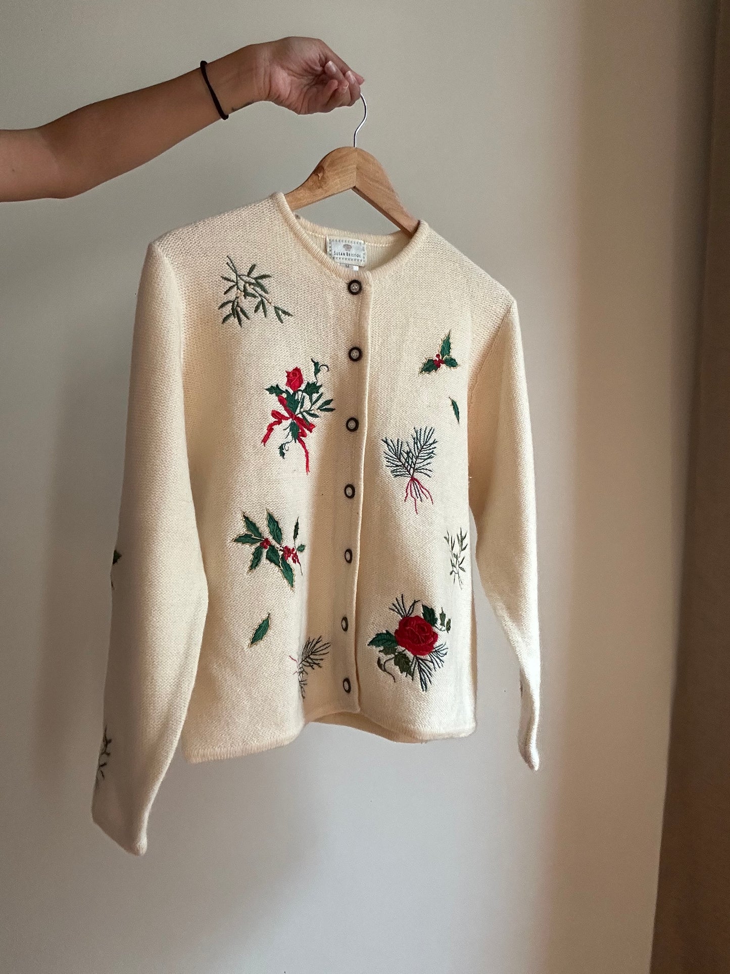 Susan Bristol Vintage Knit Cardigan
