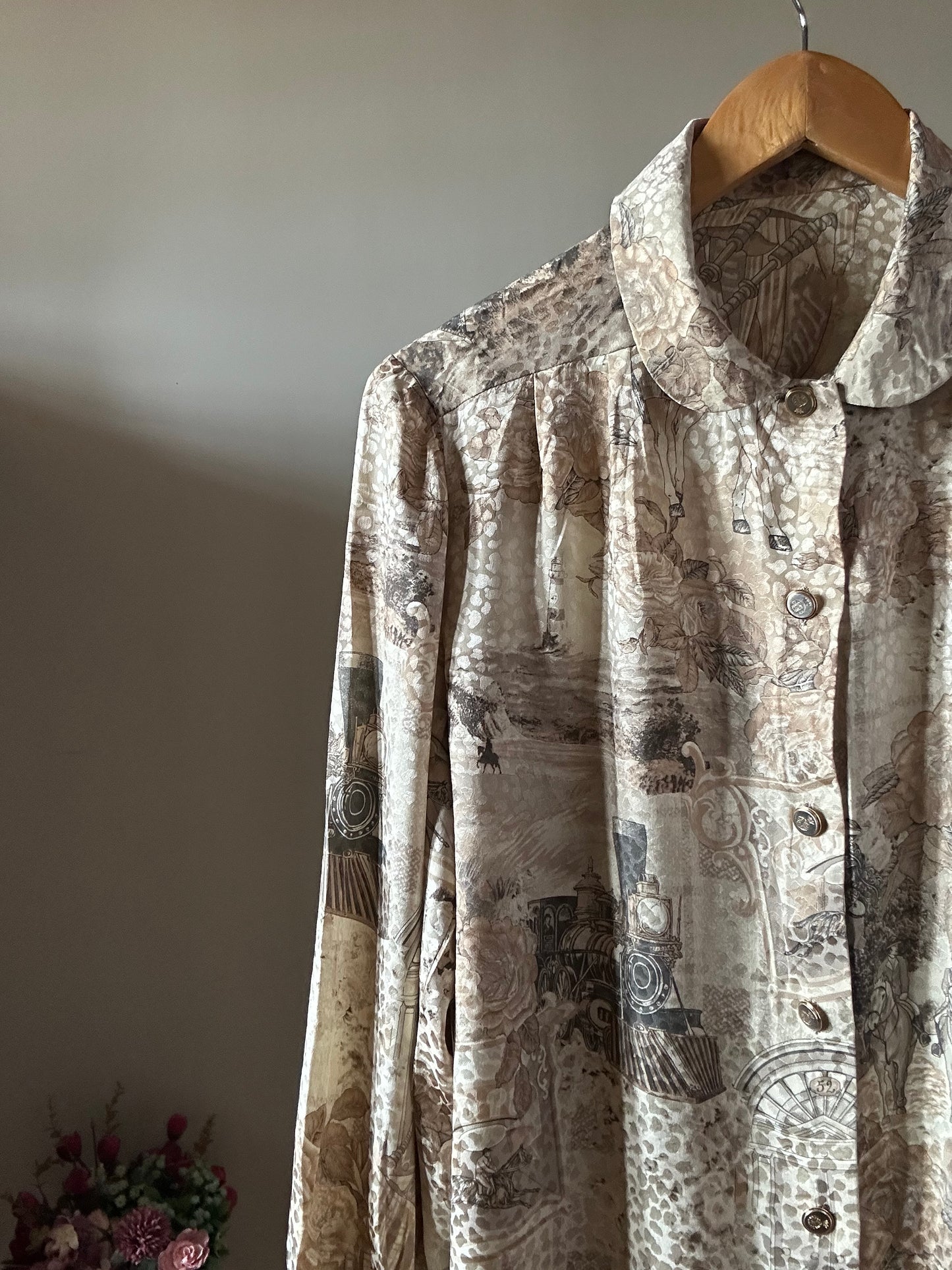 Vintage All Print Textures Shirt