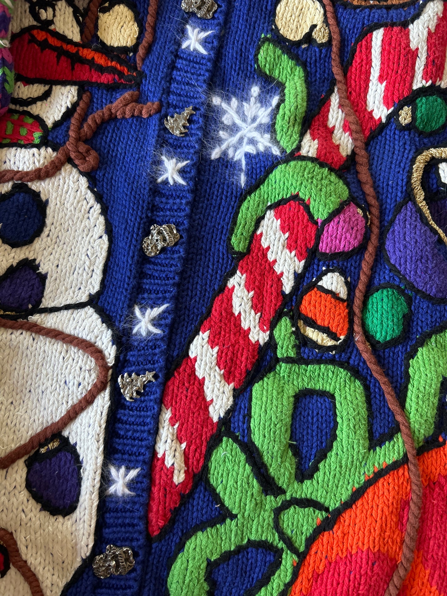Vintage Just Better Sweater All Embroidered Merry Christmas Sweater