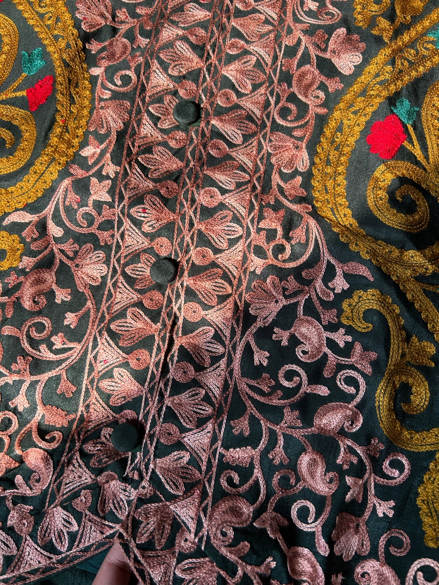 Fully Embroidered Vintage Shaket