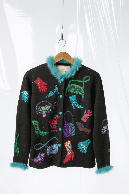 Design Options By Philip & Jane Gordon Vintage Knit Cardigan