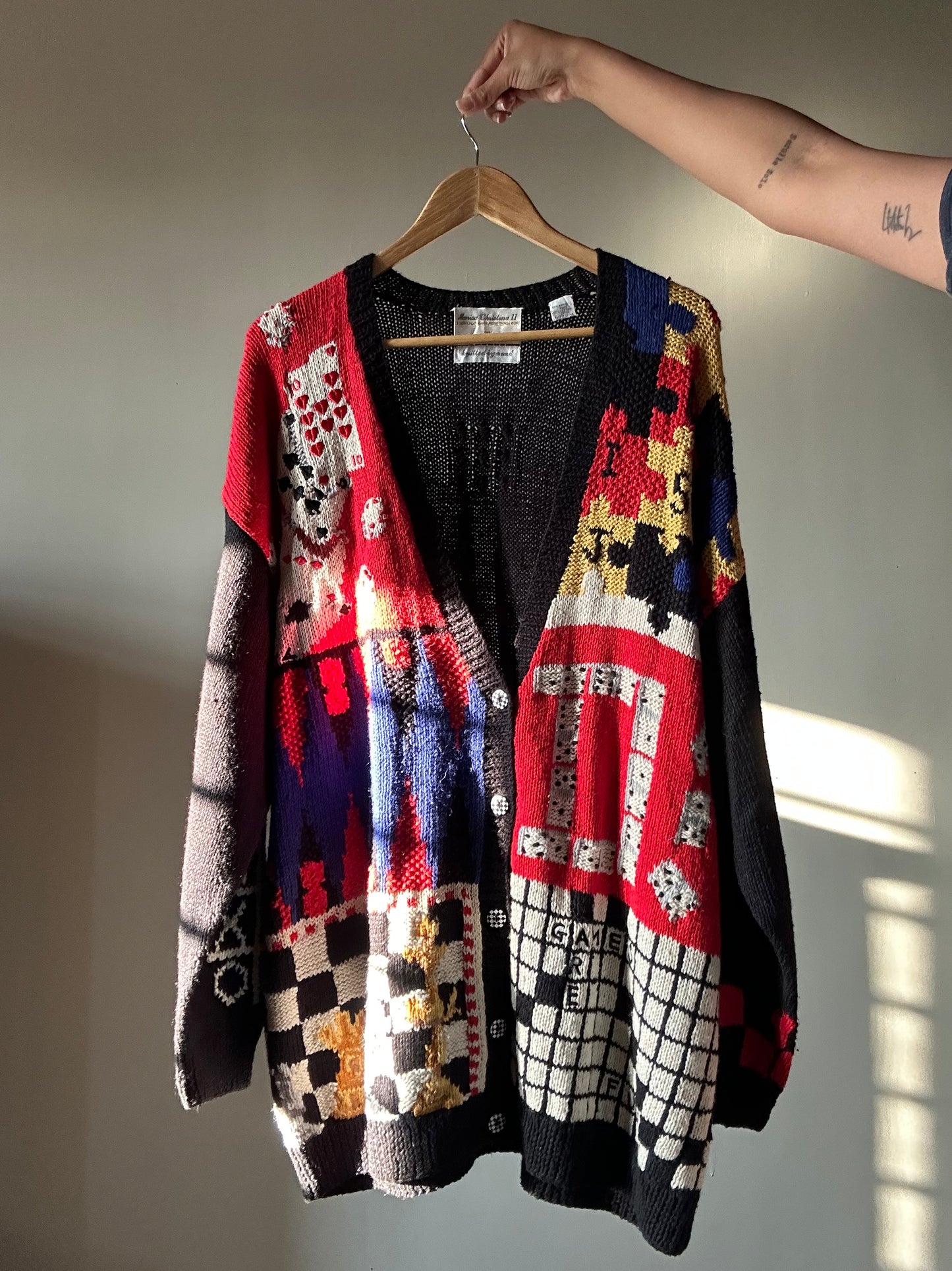 Marisa Christina 2 Vintage Hand Knit Cardigan