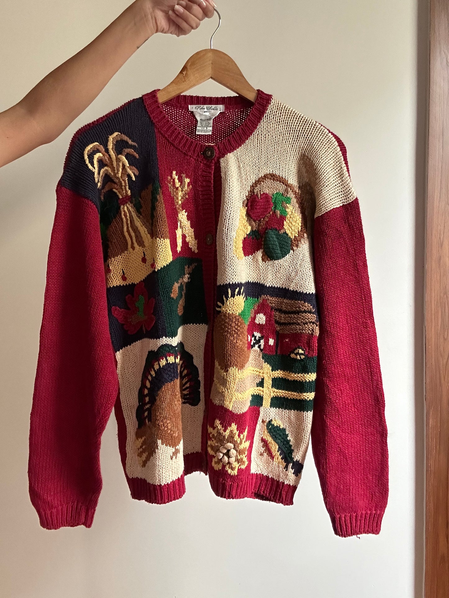 Robin Sinkler Vintage Hand Knit Cardigan
