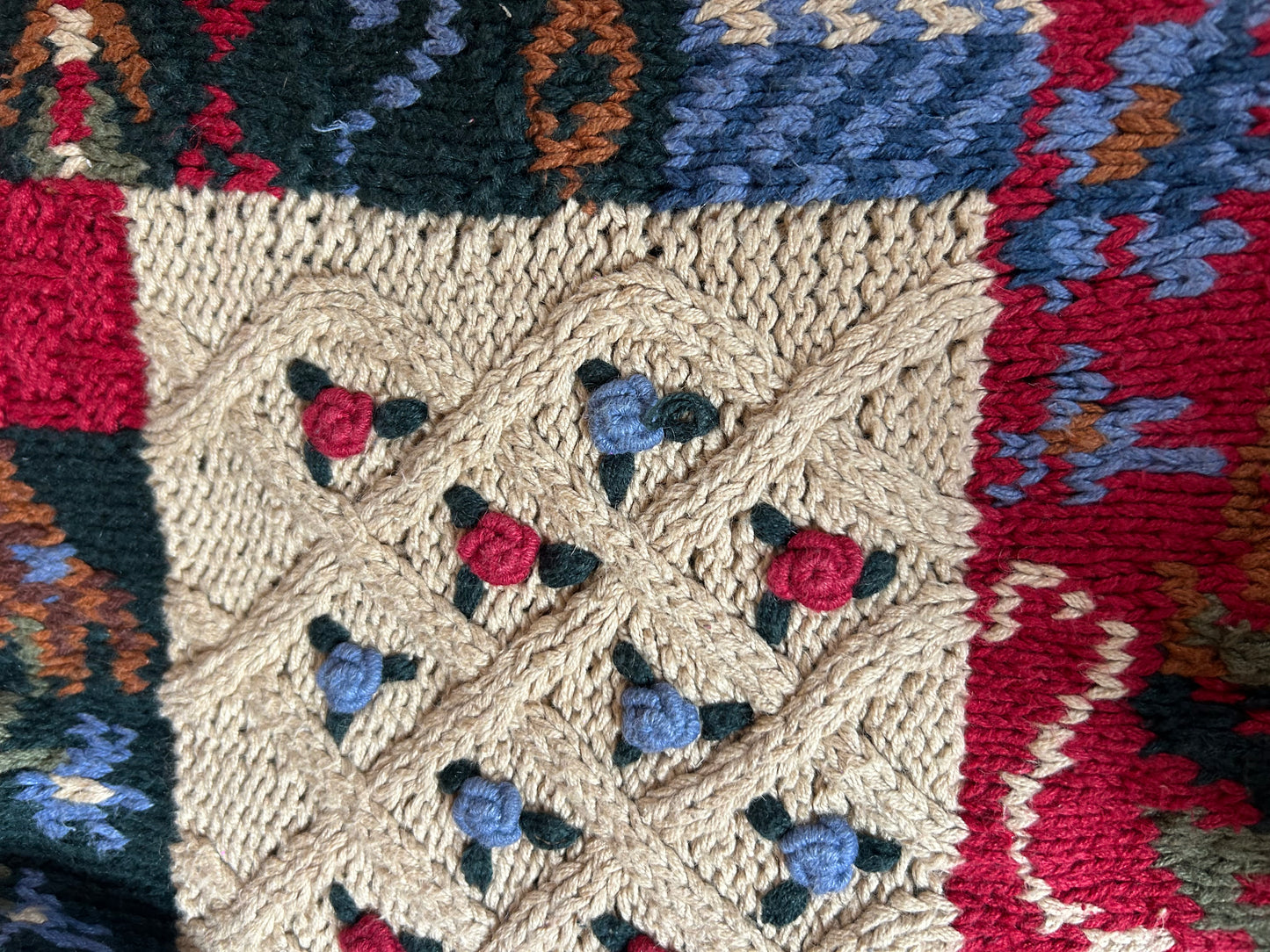 Bushwacker Vintage Hand Embroidered Pullover