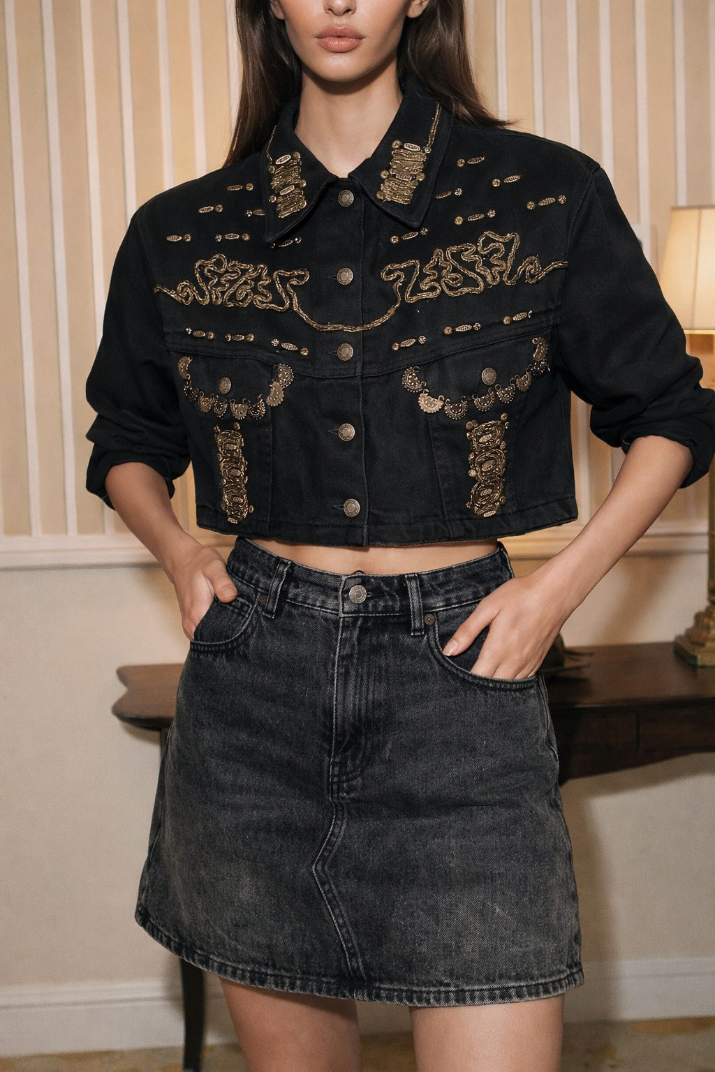 Style works Vintage Denim Jacket