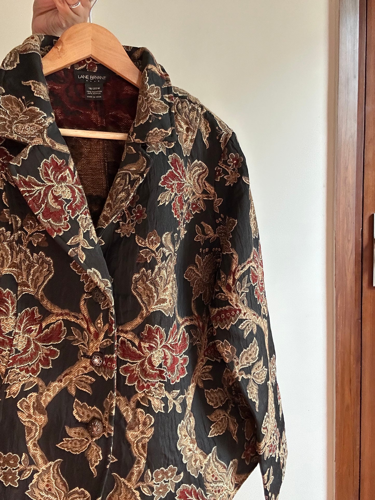 Vintage Lane Bryant Jacquard Blazer