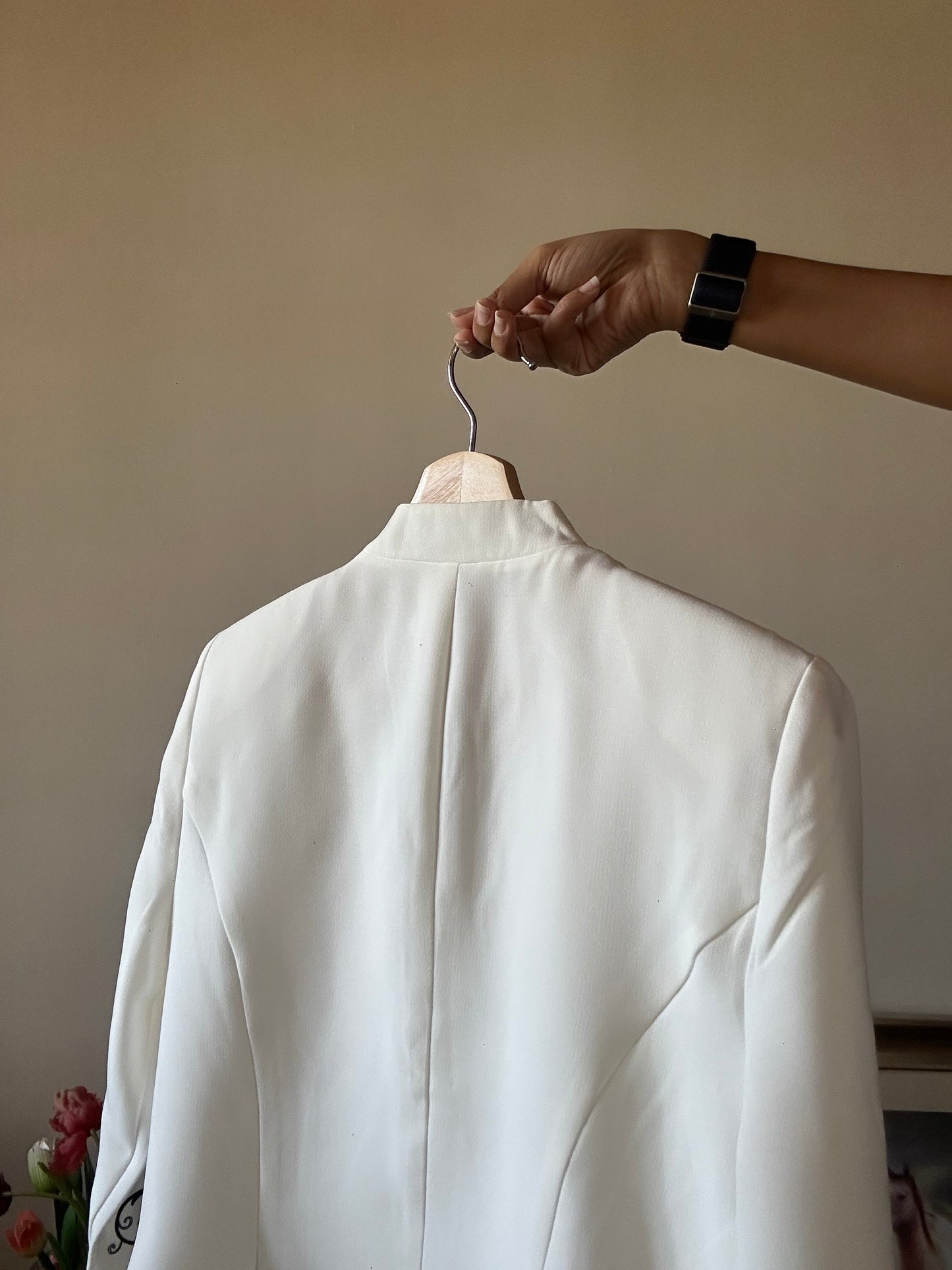 Plaza South Vintage Embroidered Jacket With Pleated Sleeves