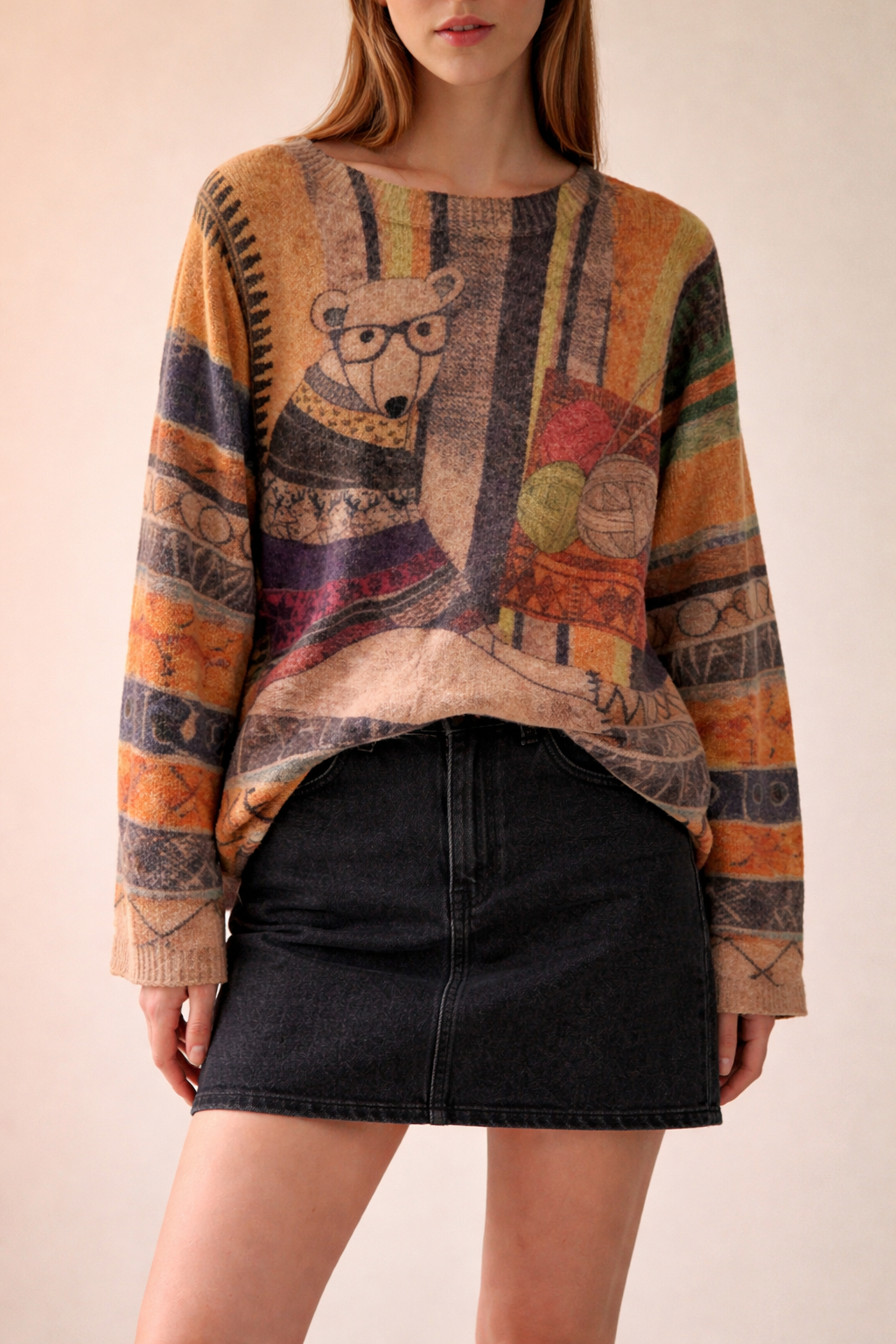 The bear Vintage Knit Pullover