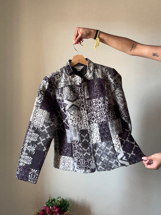 Christopher & Banks Vintage Embroidered Shaket