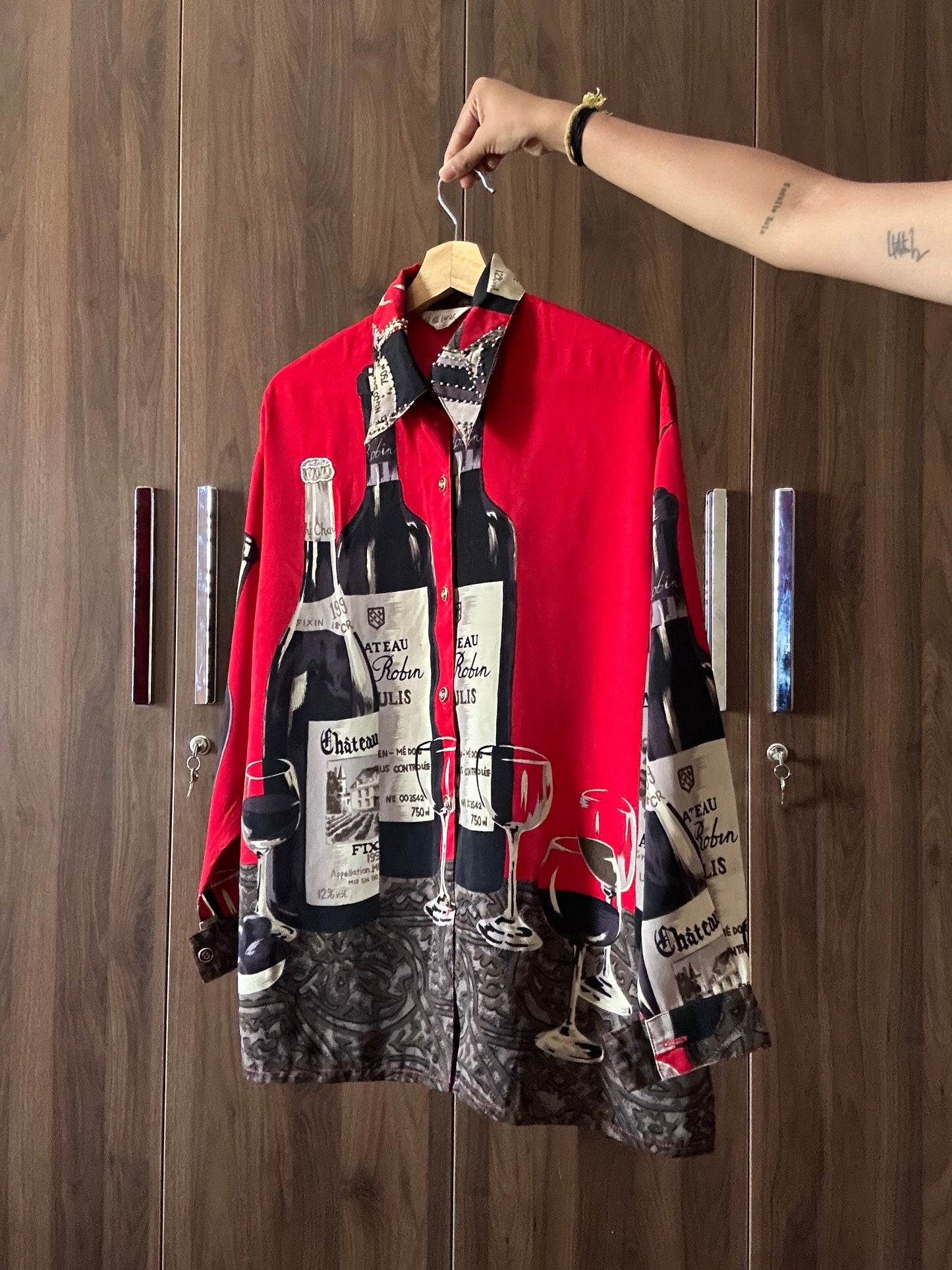 Vintage Win Cellar Shirt With Beading