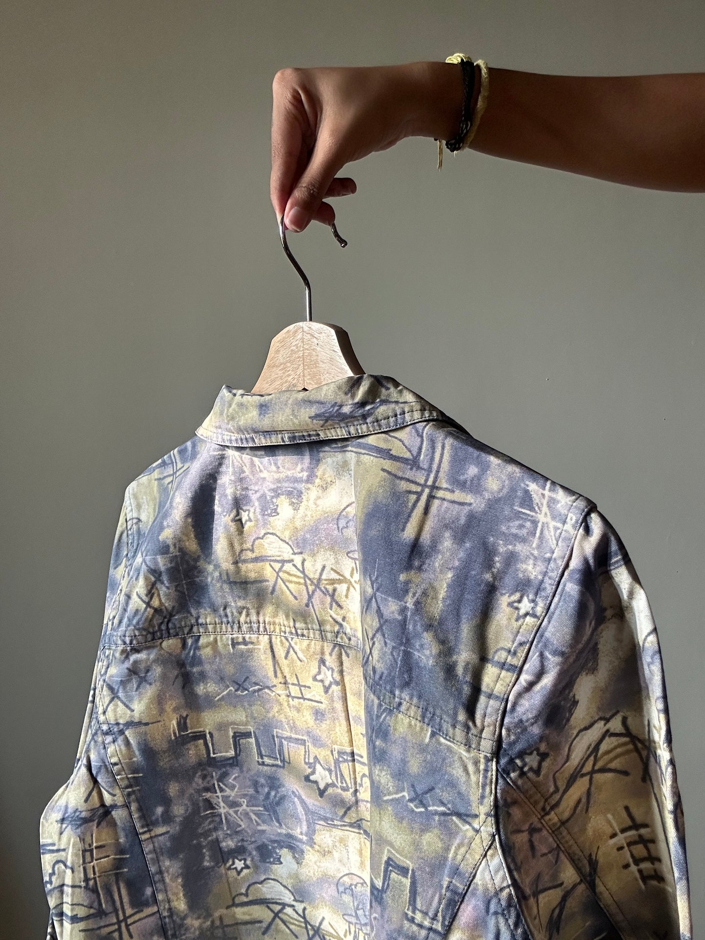 Christopher & Banks Vintage Abstract Print Shaket