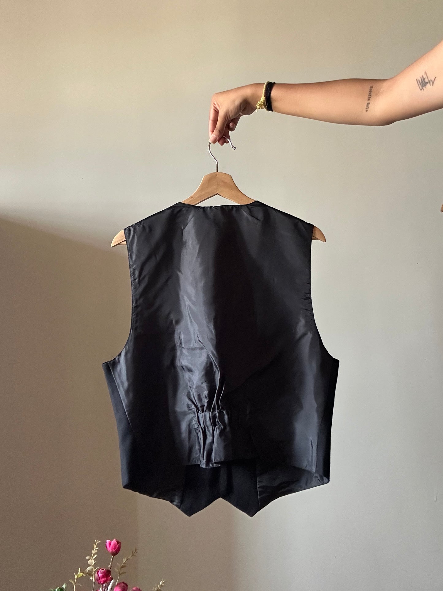 Norton McNaughton Vintage 3D Print Detail Vest