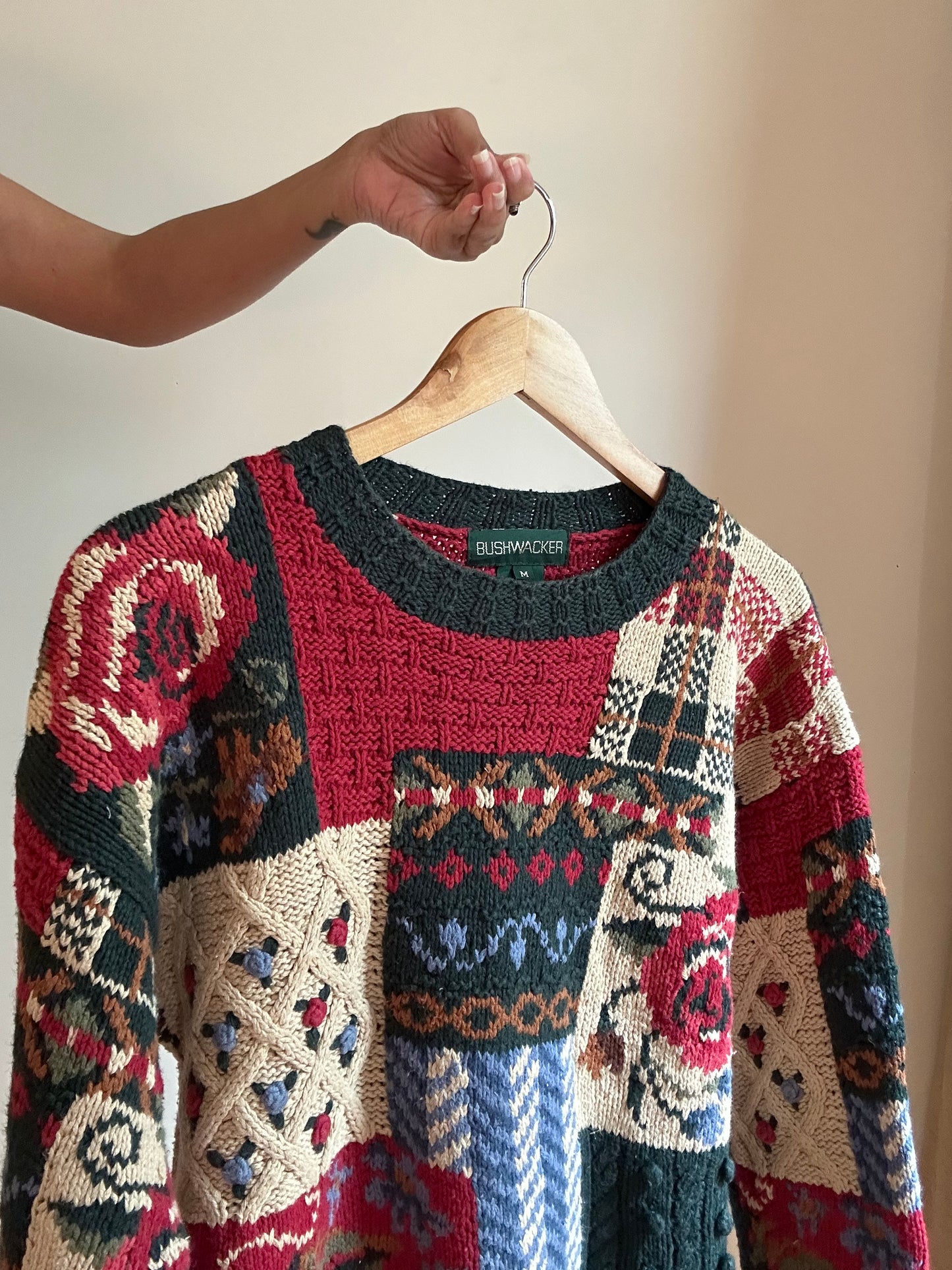 Bushwacker Vintage Hand Embroidered Pullover