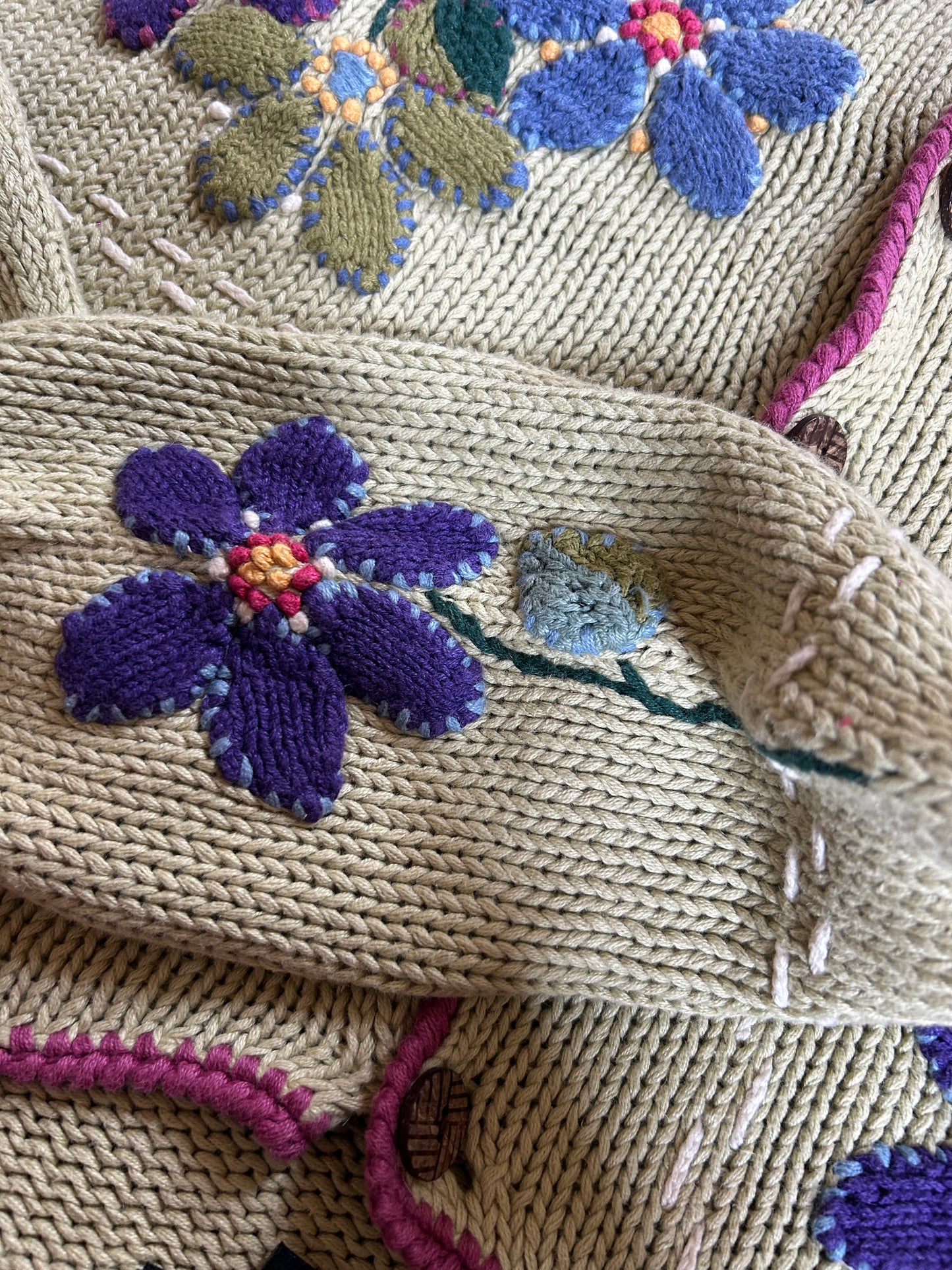 Icelandic Vintage Knit Cardigan