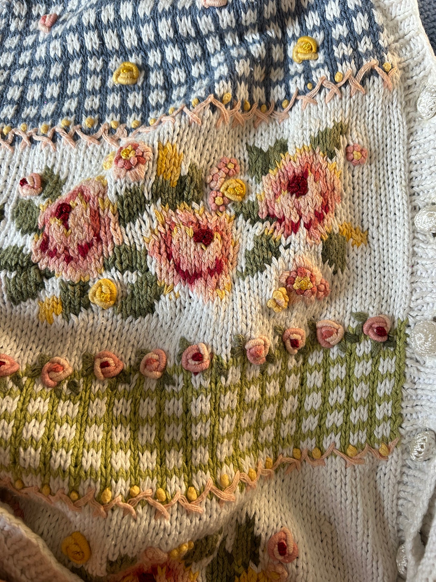 Marisa Christina Vintage Hand Knit Vest