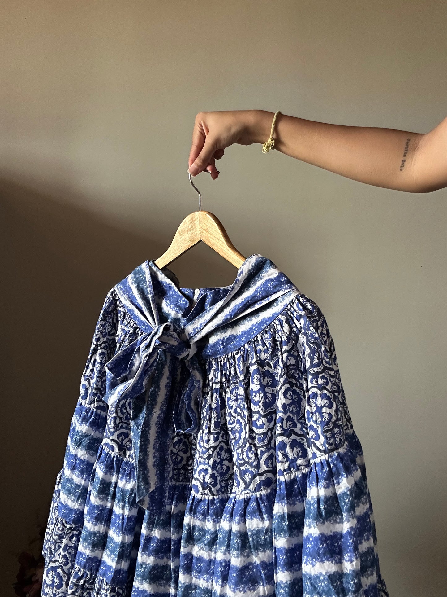 Vintage Face Print Skirt