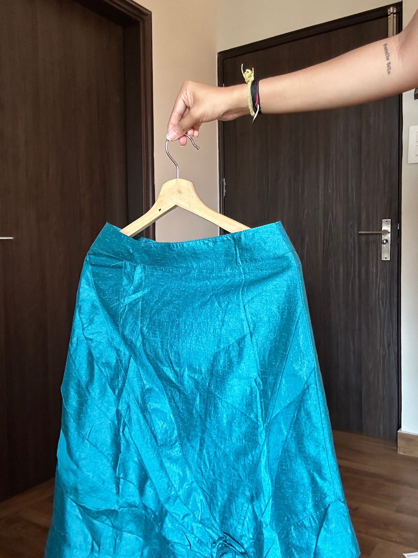 Rococo Vintage Skirt With Back Zipper