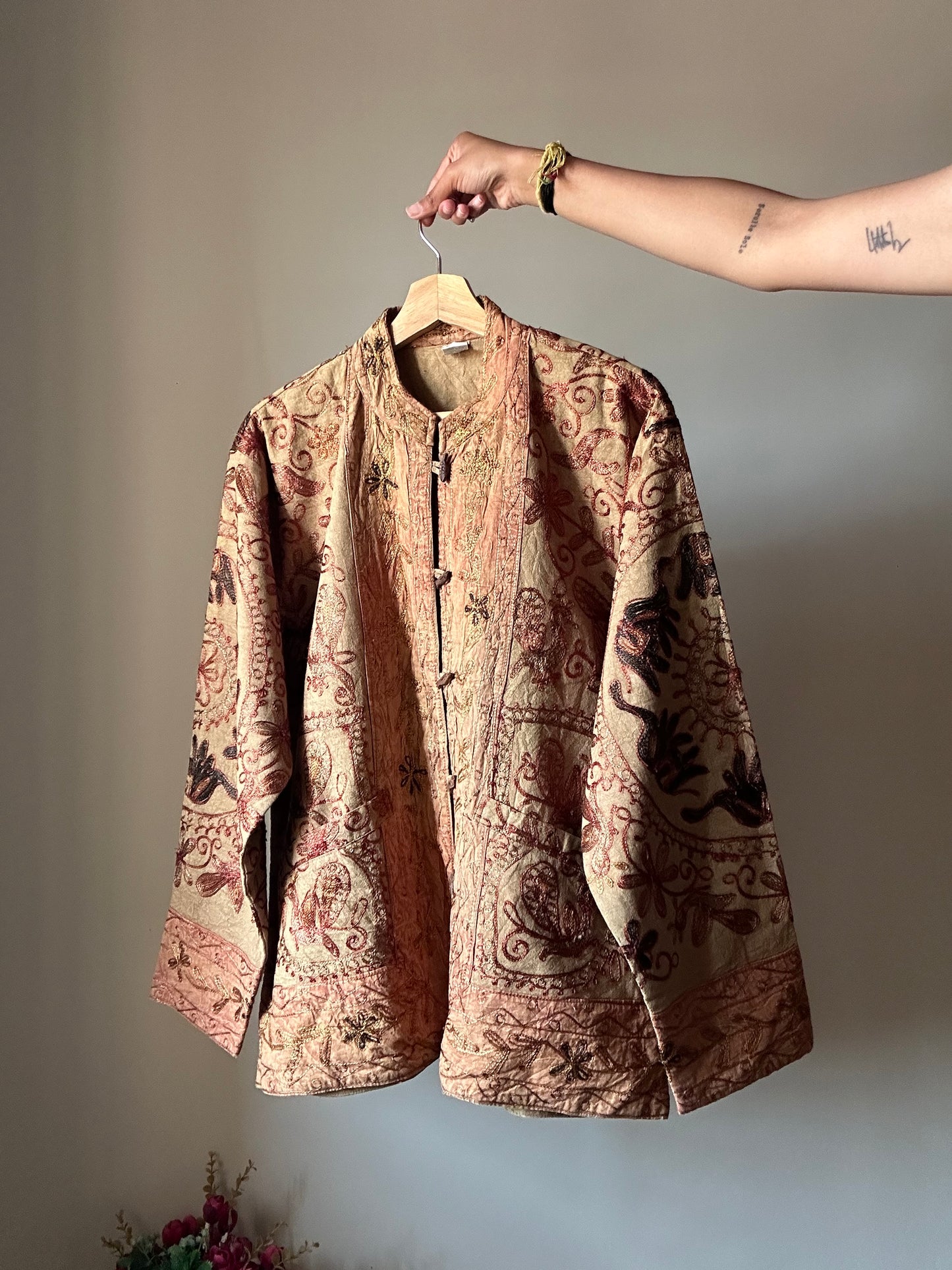 Traditional All Embroidered Shaket