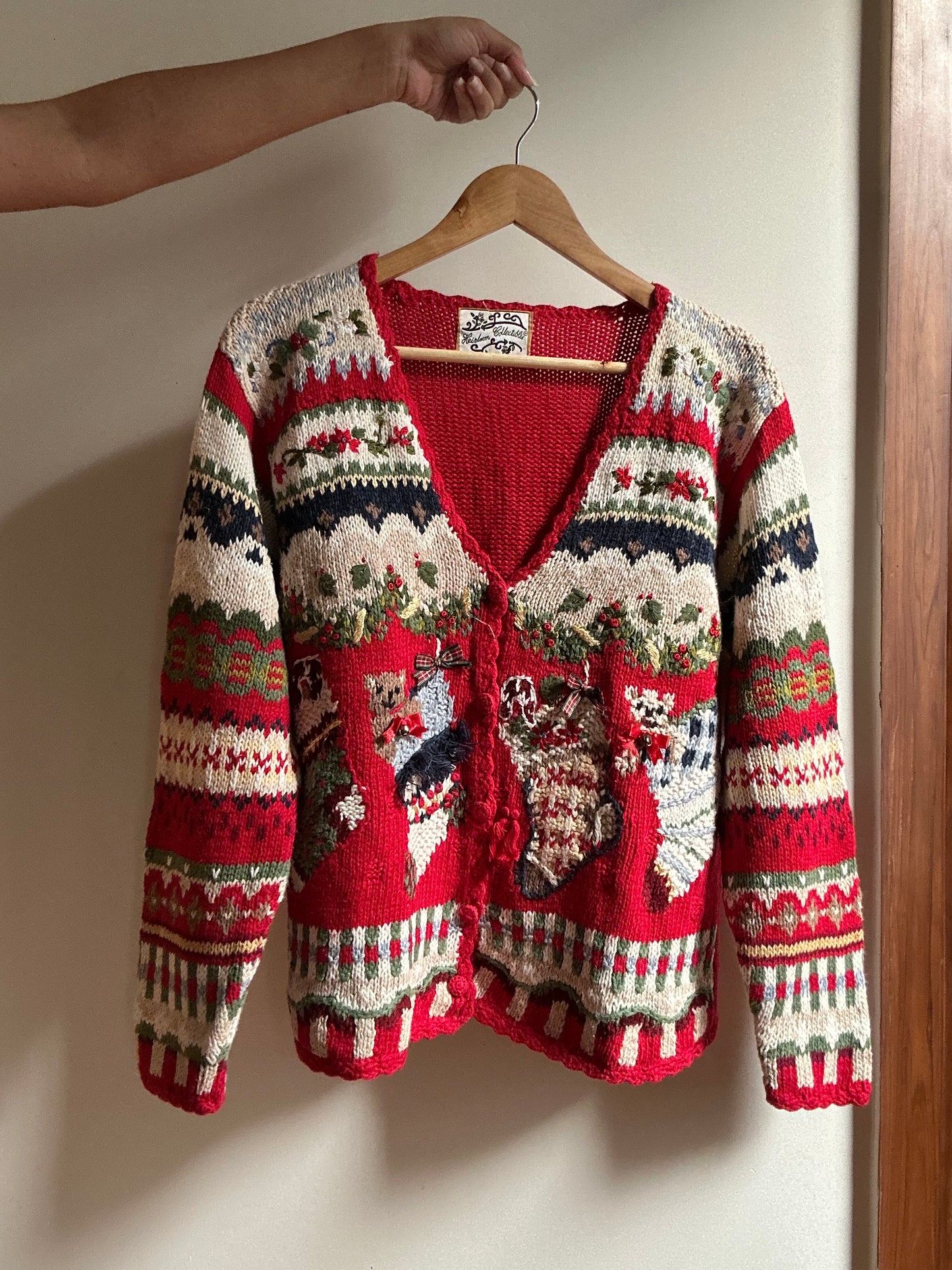 Vintage Handloom Collection Knit Cardigan