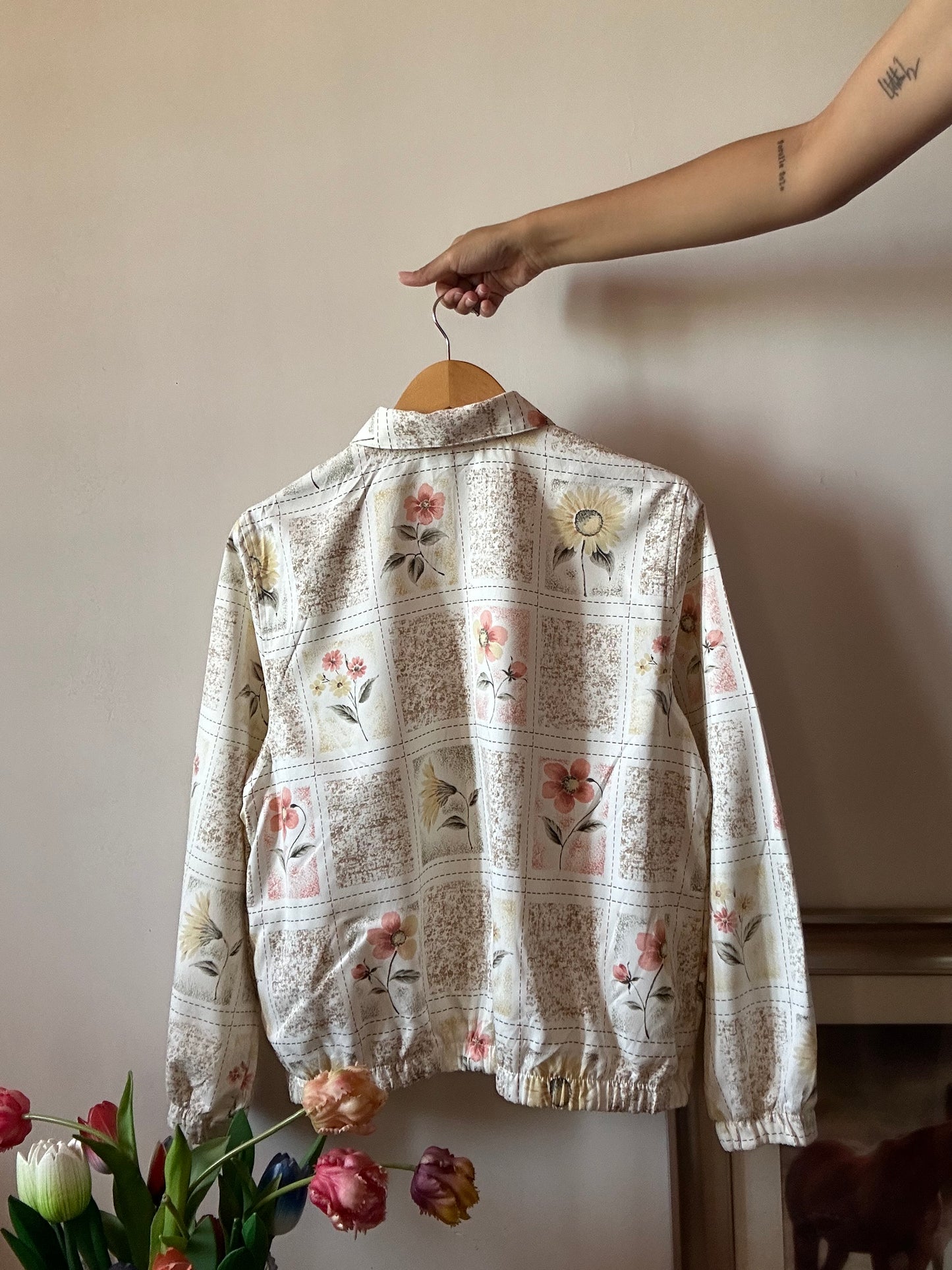 Alfred Dunner Vintage Zipper Opening Shirt