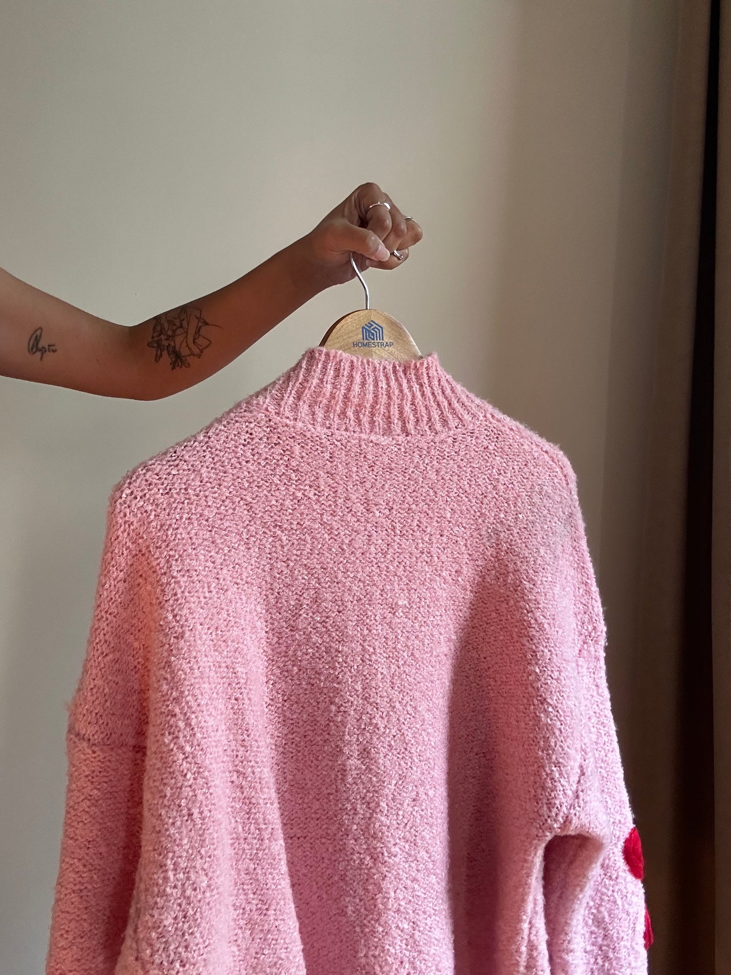 Vintage Floral Knit Pullover