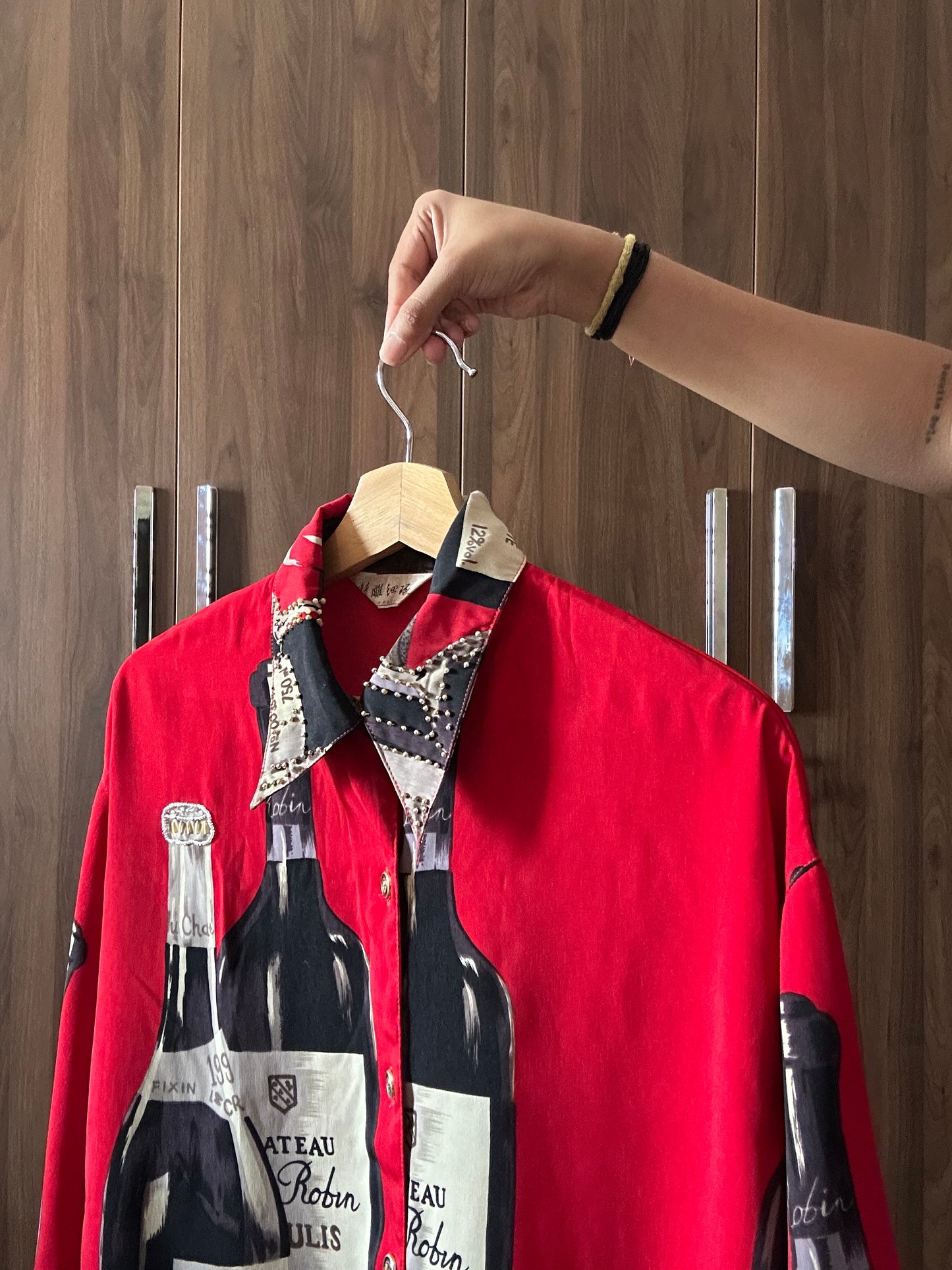 Vintage Win Cellar Shirt With Beading