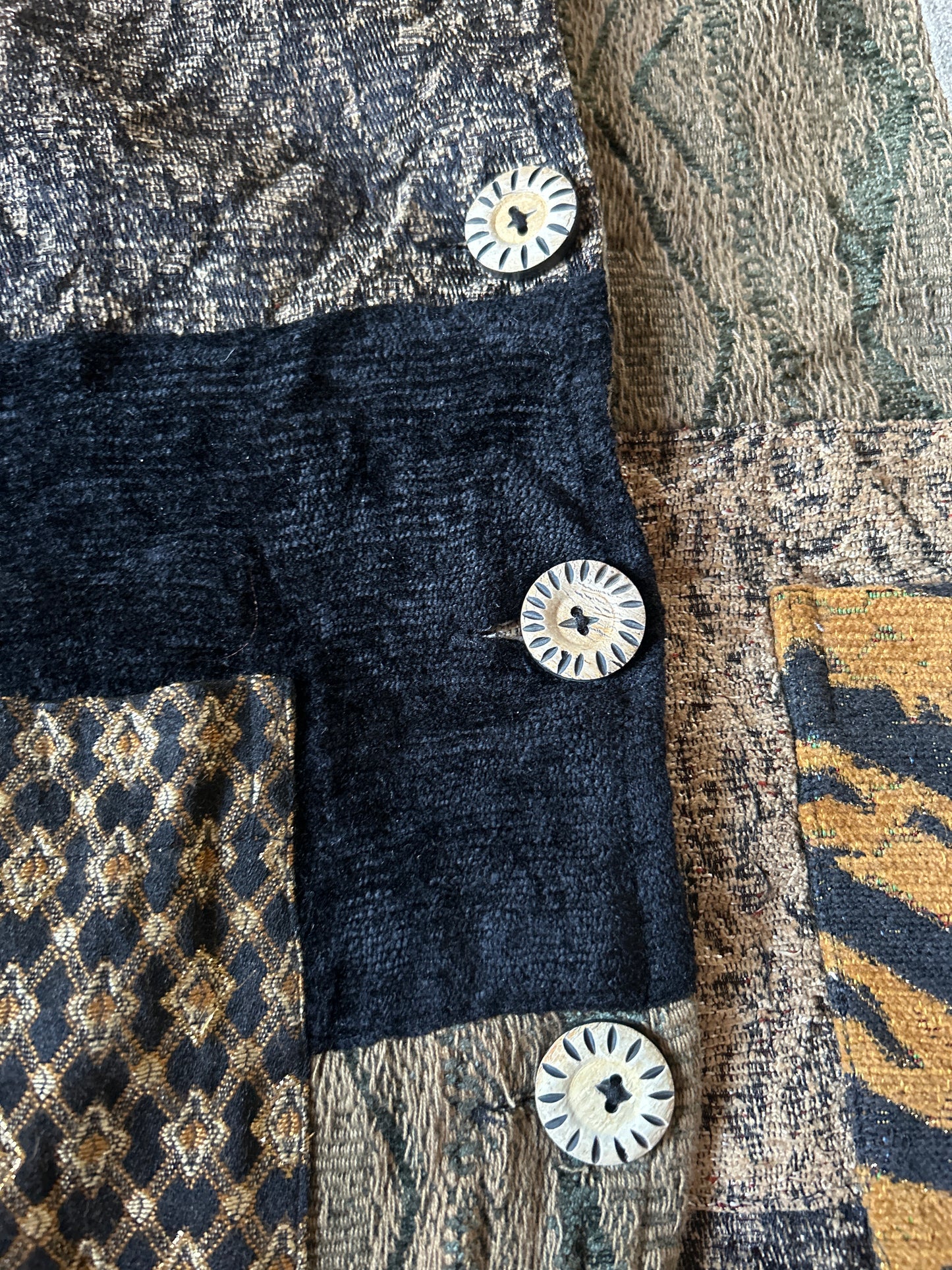 Julio Ken Vintage Patchwork Shaket