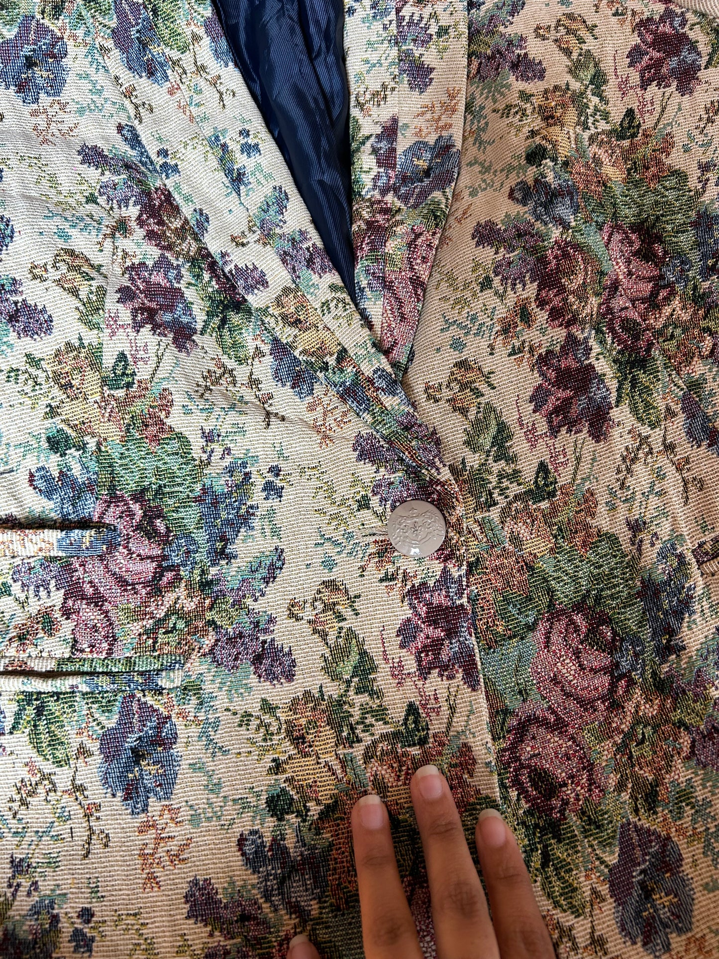 Stradivarius Vintage Jaquard Blazer