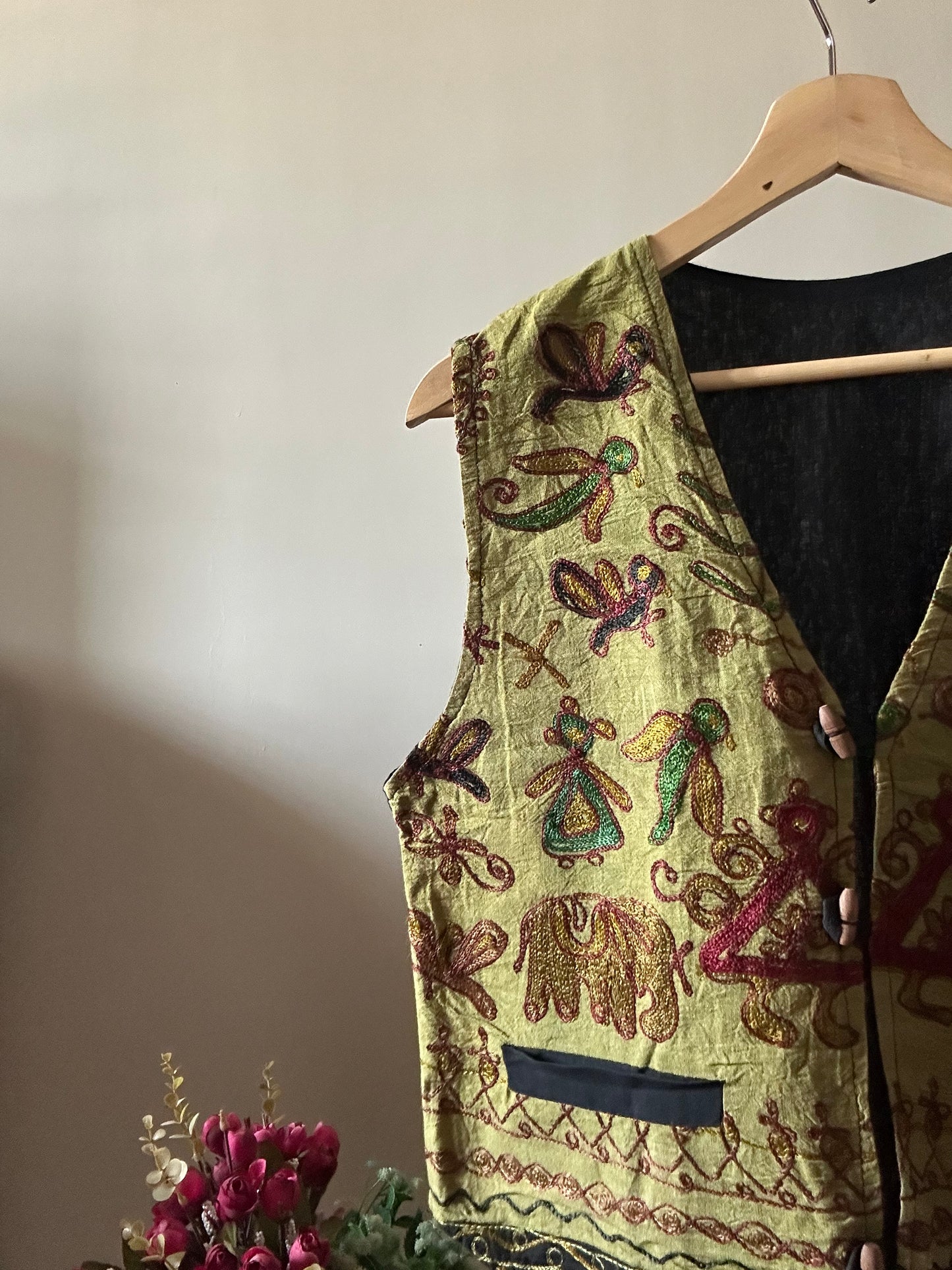 Vintage Traditional Embroidered Vest