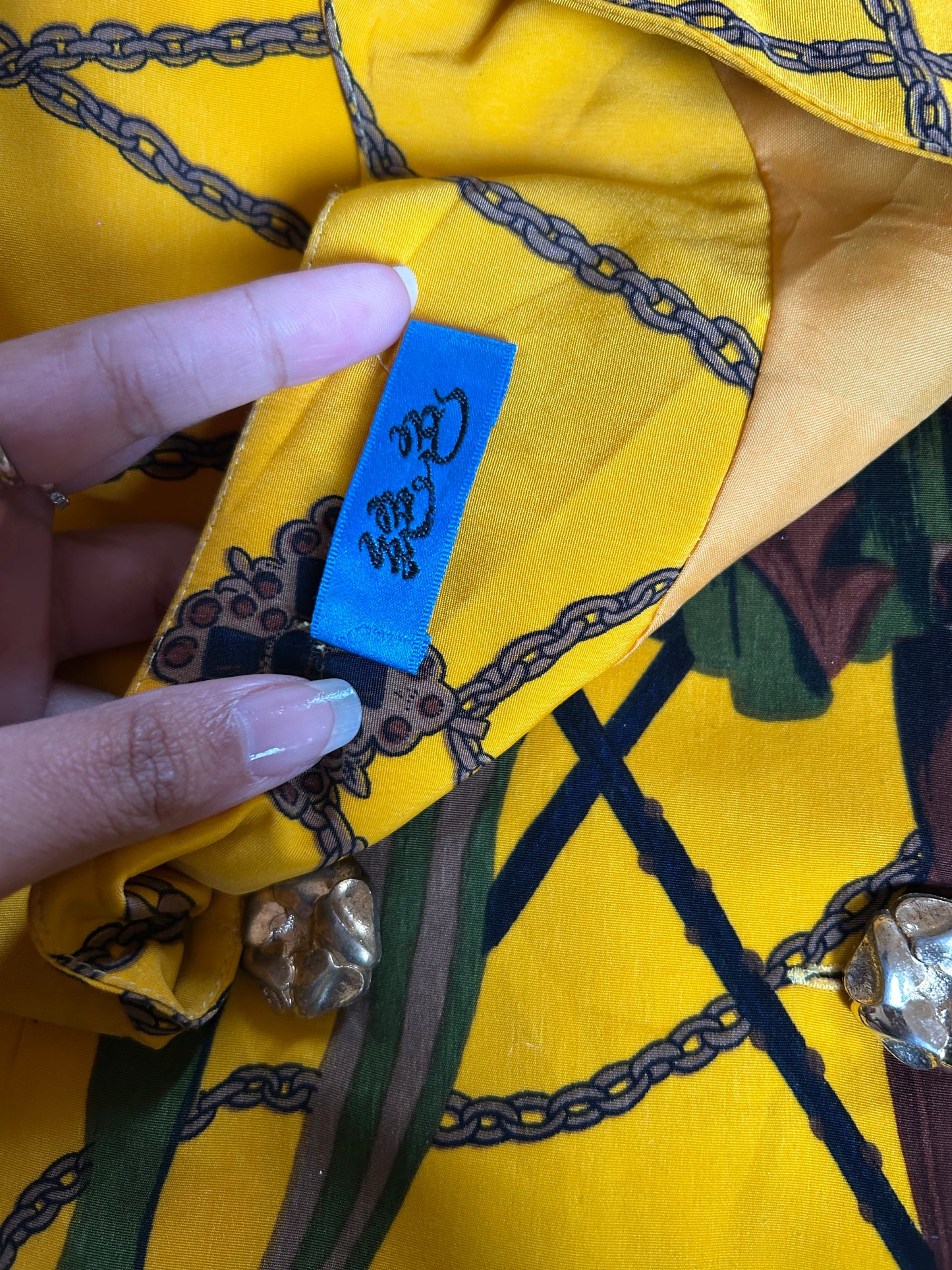 Vintage All Printed Blazer