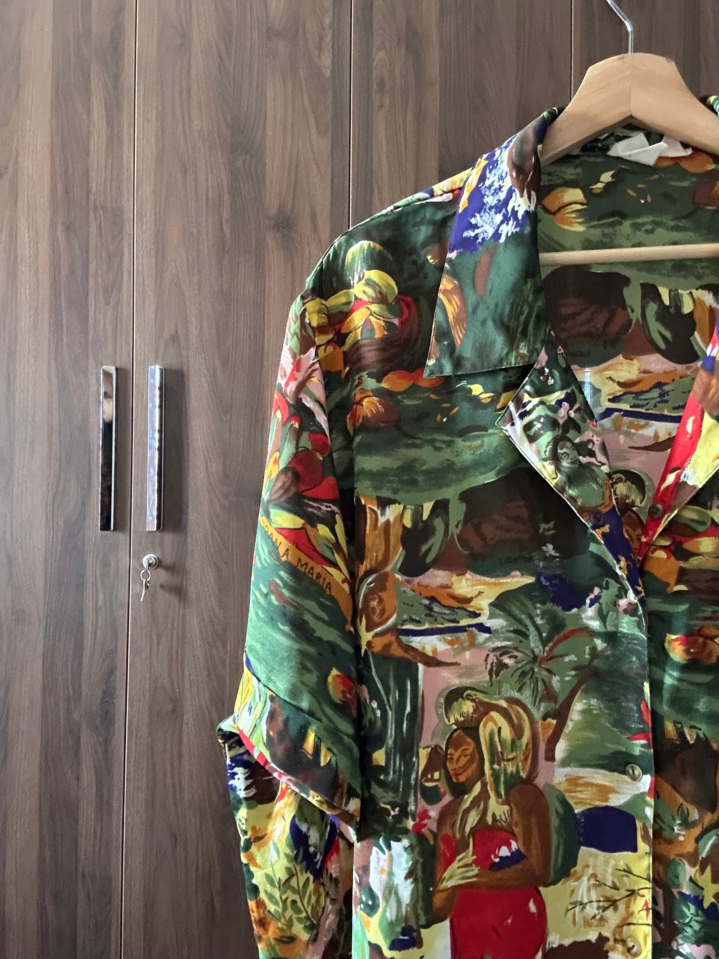 Vintage Abstract Art Print Shirt