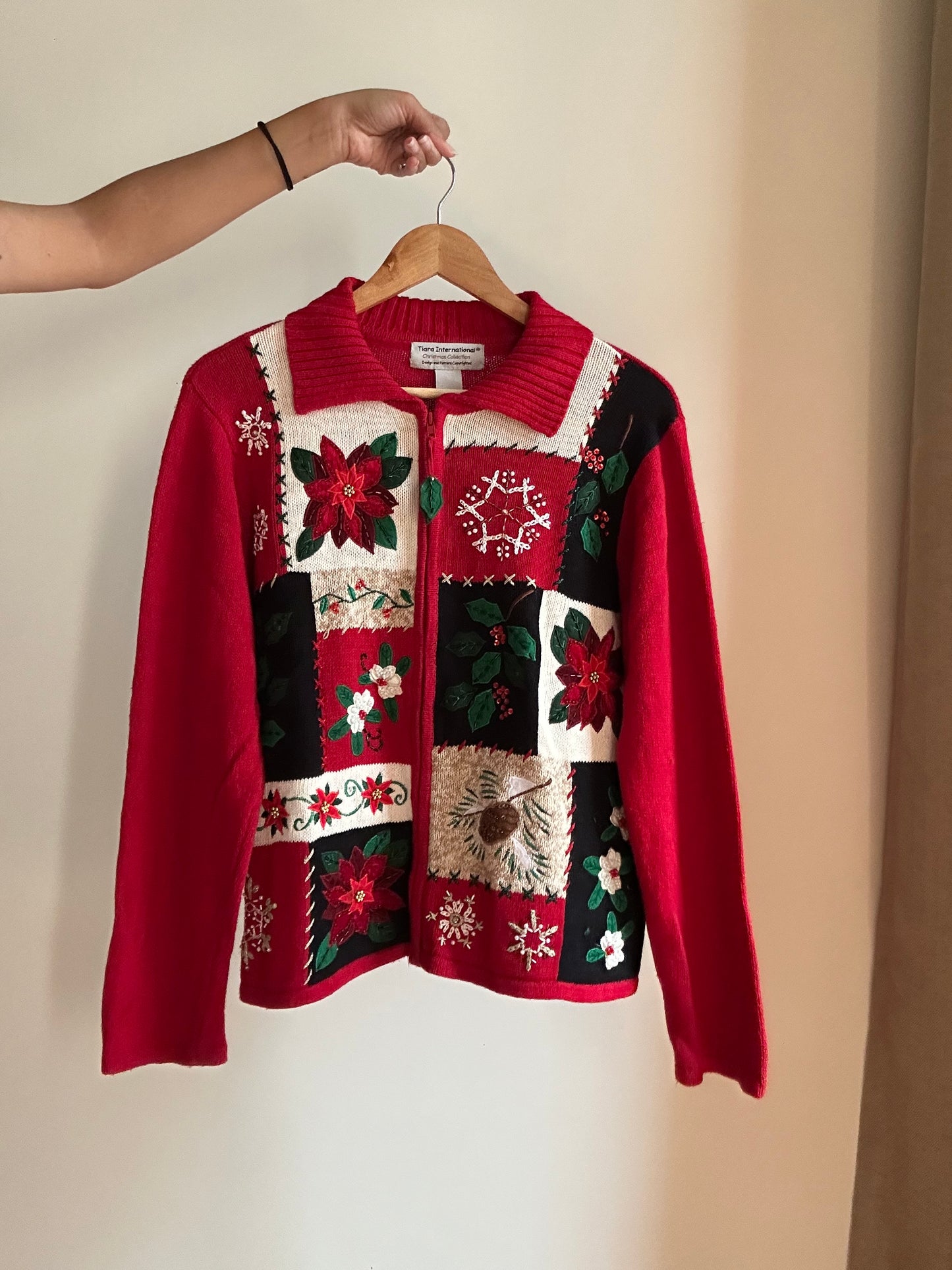 Tiara International Vintage Knit Cardigan