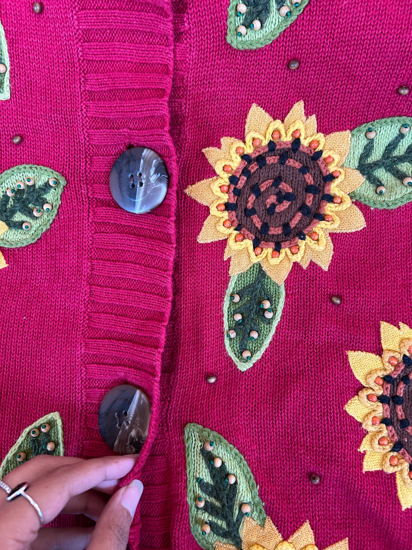 Design Options Vintage Knit Cardigan