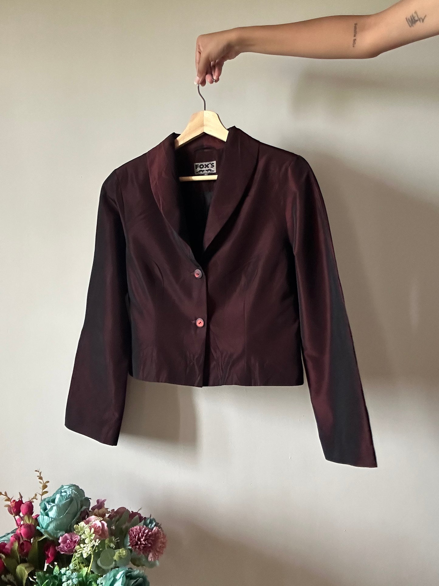 Fox’s Vintage Cropped Blazer