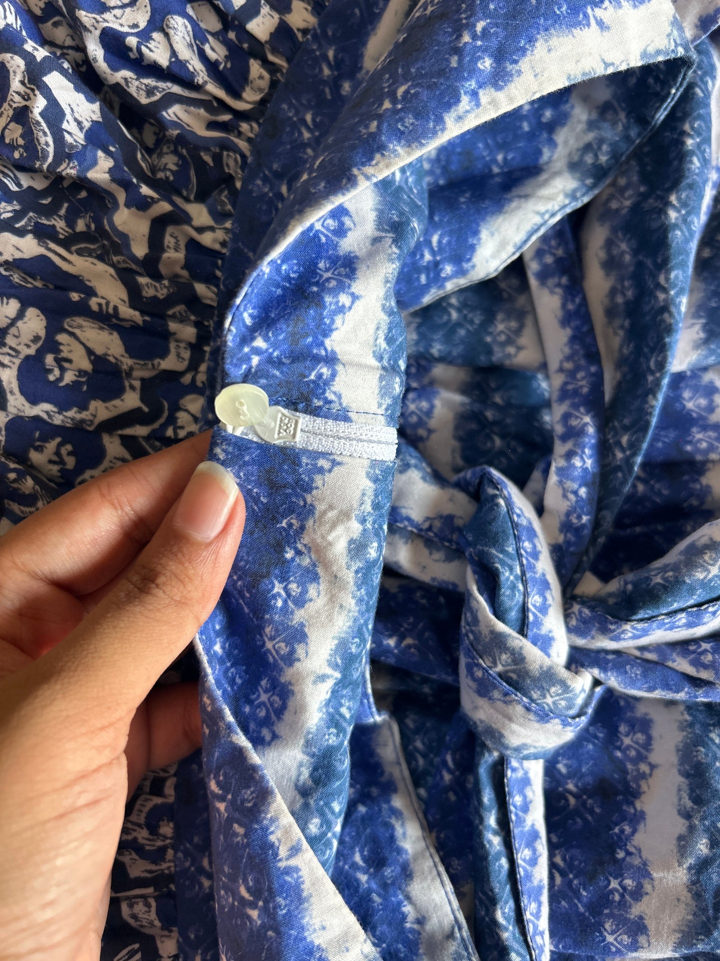 Vintage Face Print Skirt