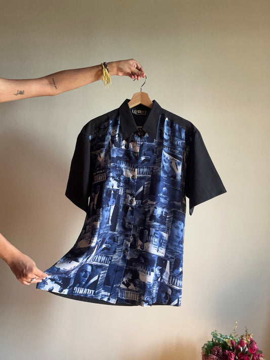 Versace Classic V2 Vintage Titanic Print Shirt