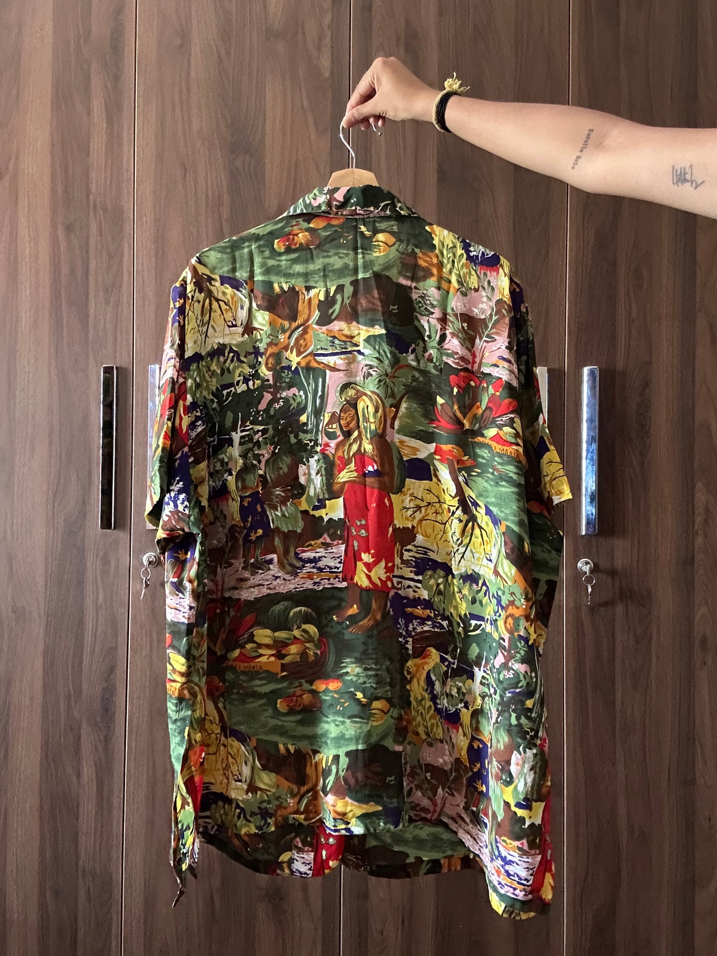 Vintage Abstract Art Print Shirt