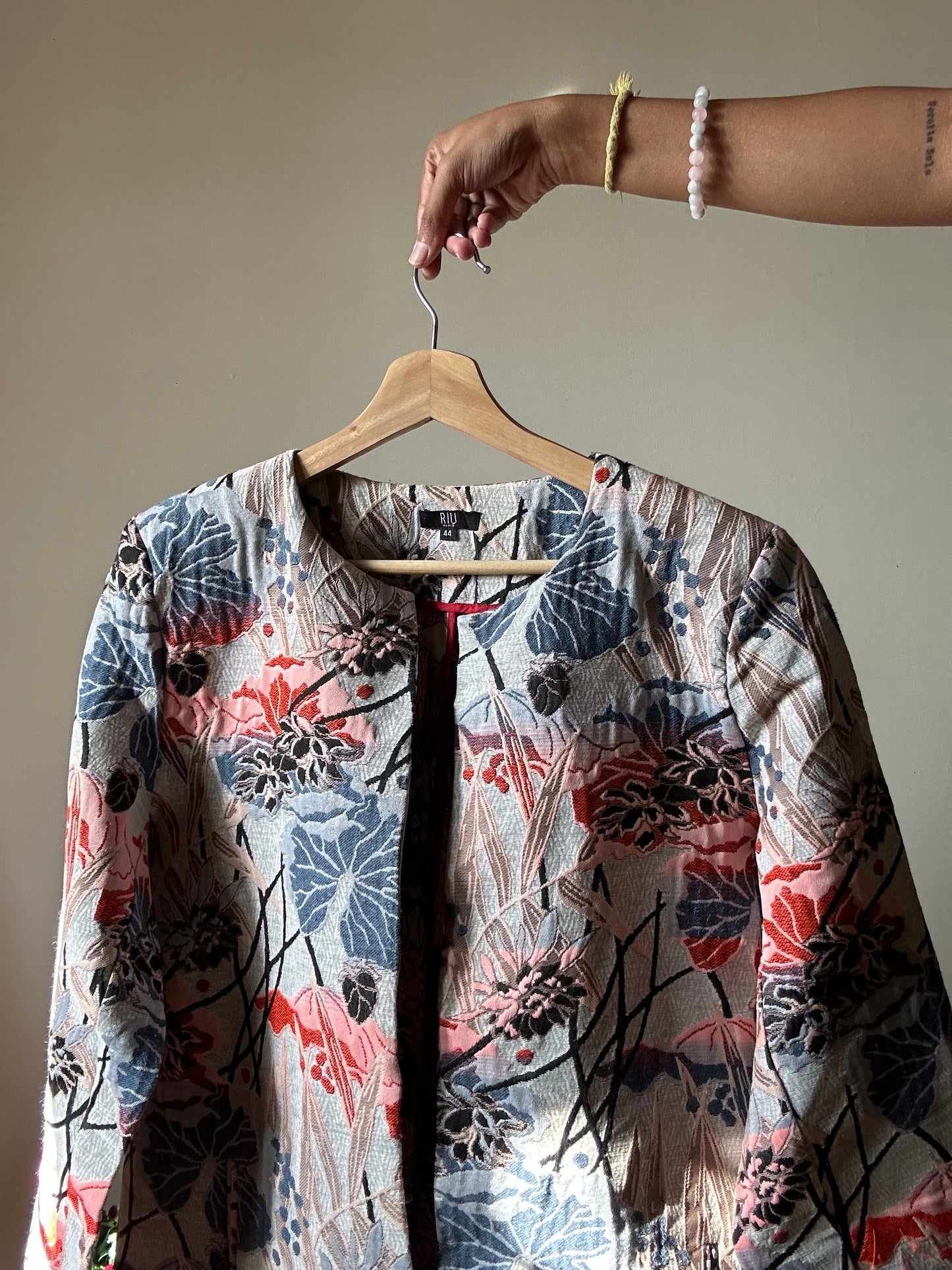 Riu Paris Vintage Front Open Long Shrug