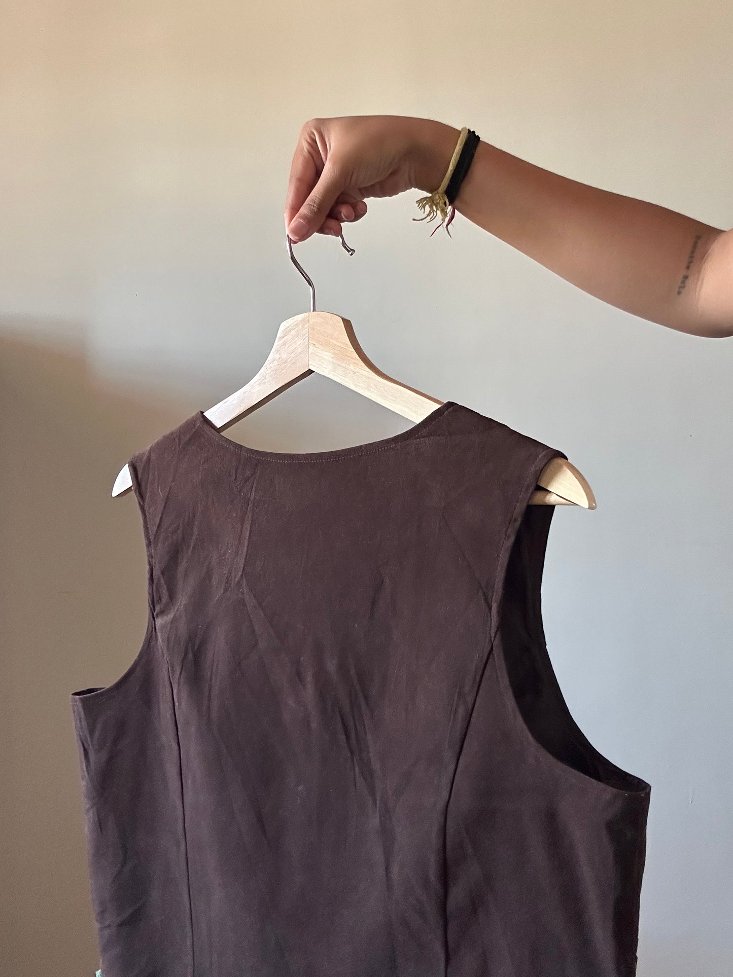 Vintage White Sage Vest