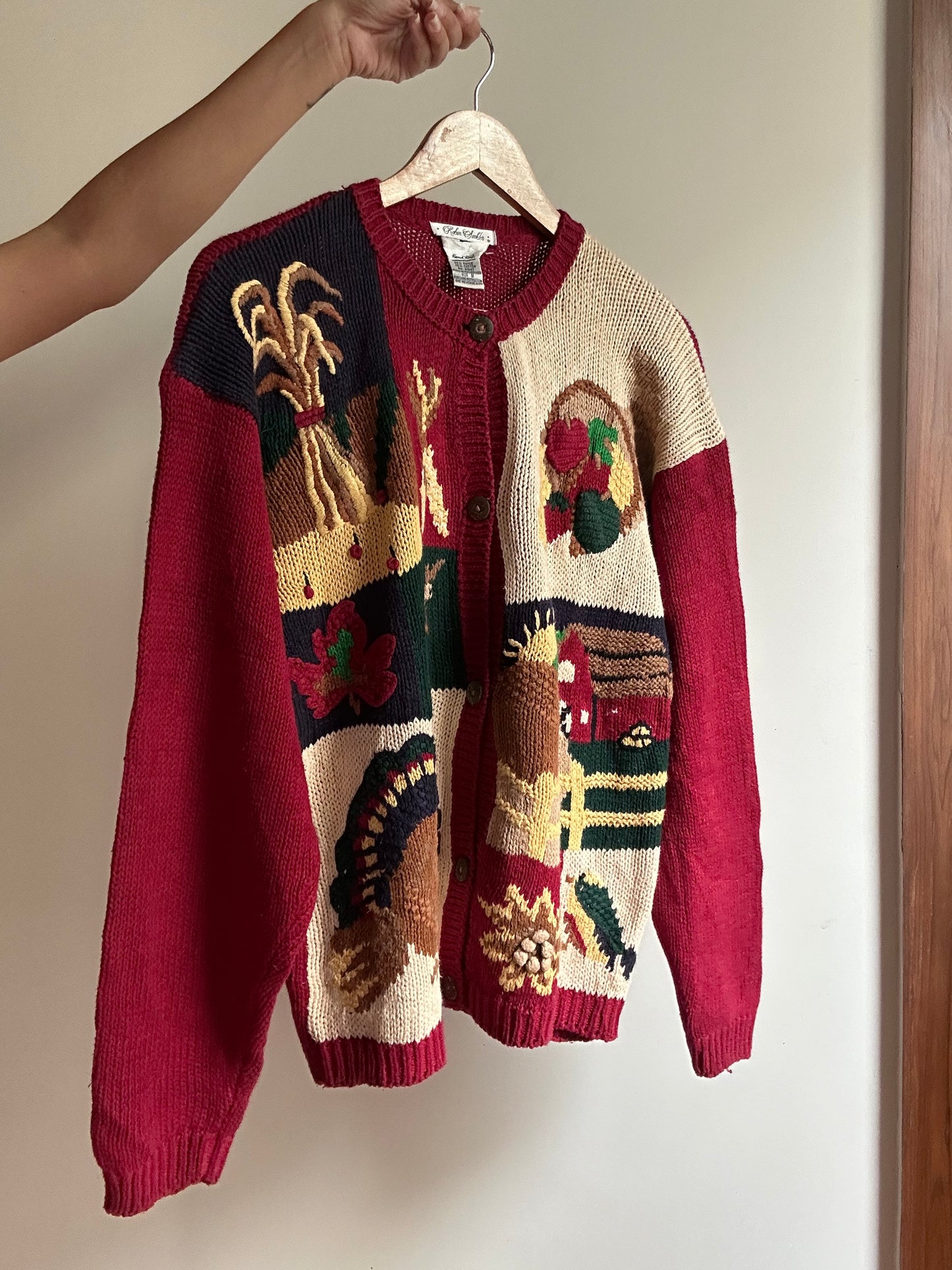 Robin Sinkler Vintage Hand Knit Cardigan