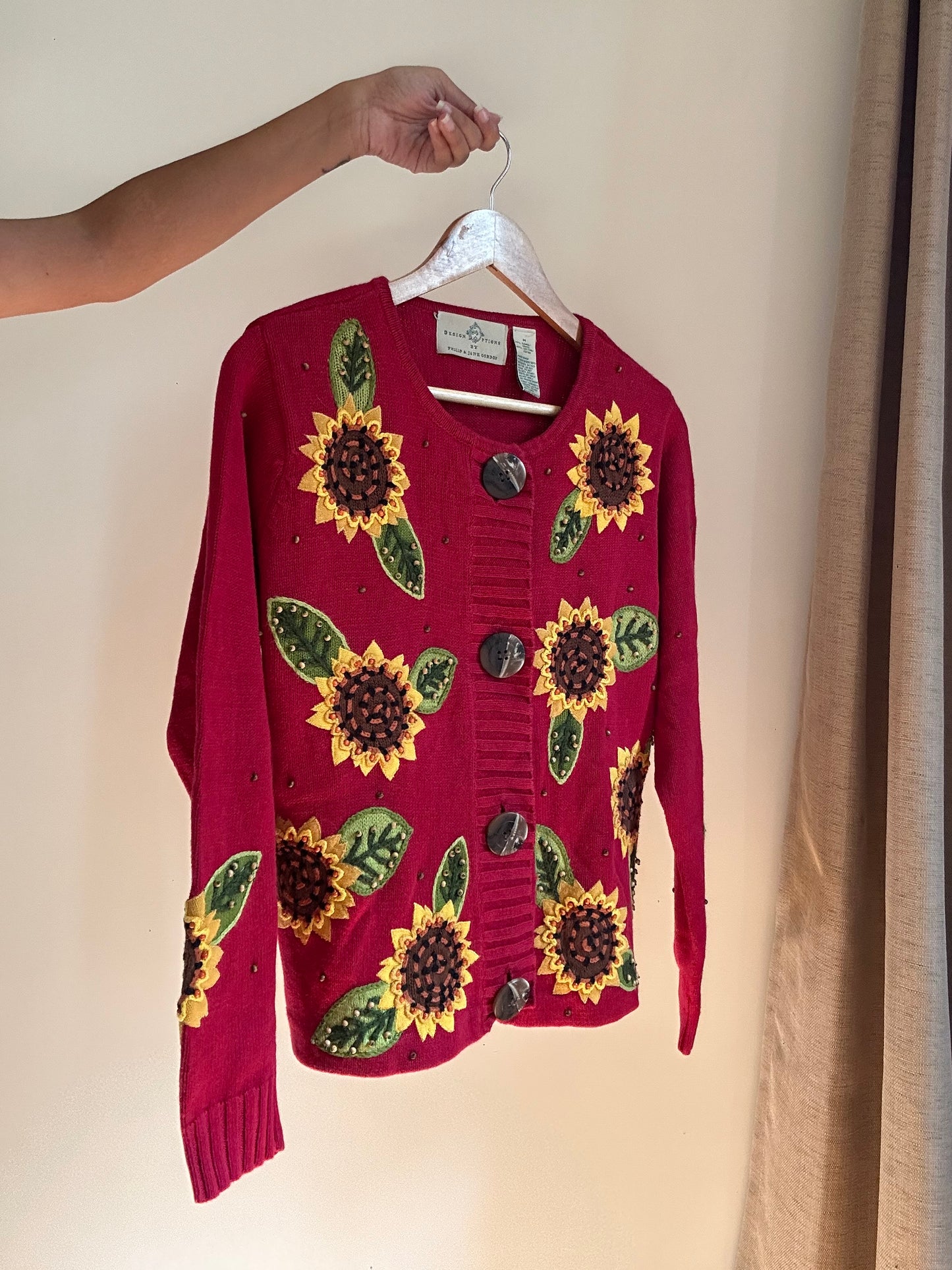 Design Options Vintage Knit Cardigan