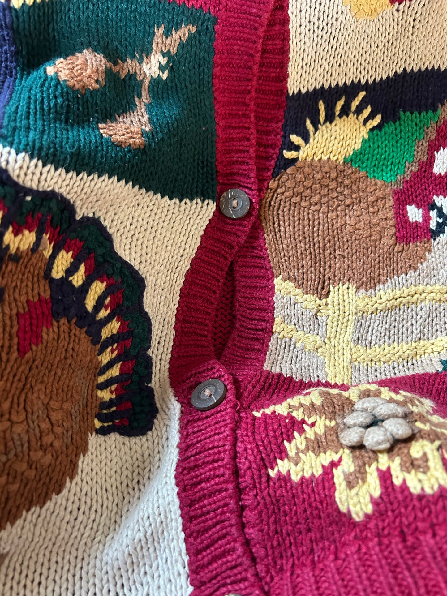 Robin Sinkler Vintage Hand Knit Cardigan