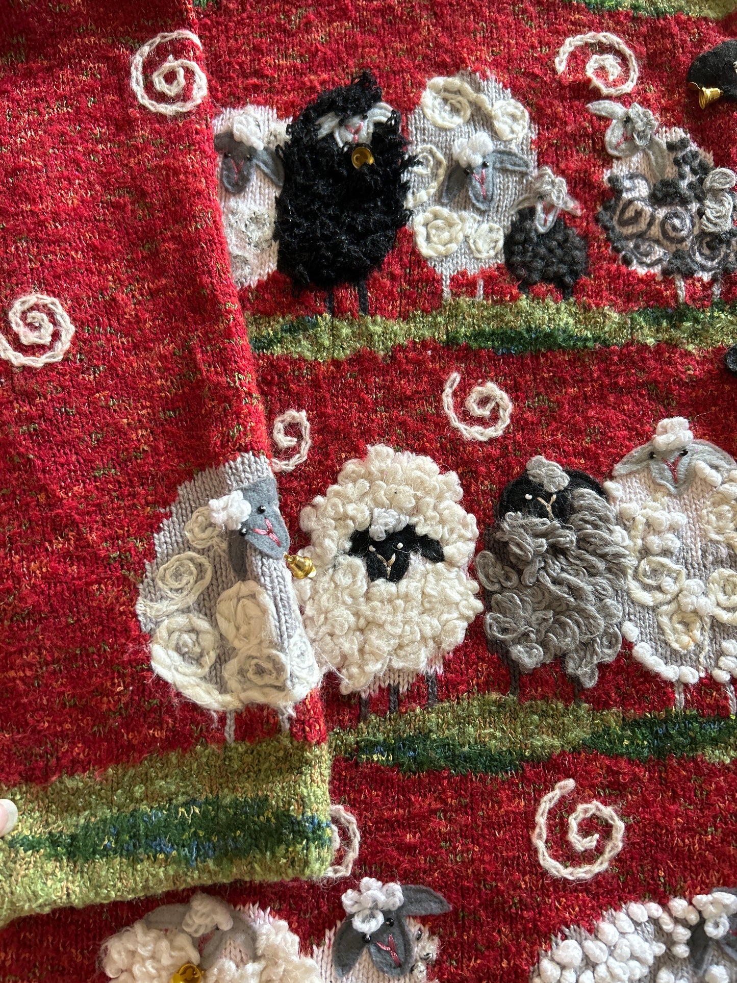 Vintage Design Options By Philip & Jane Gordon All Embroidered Cardigan