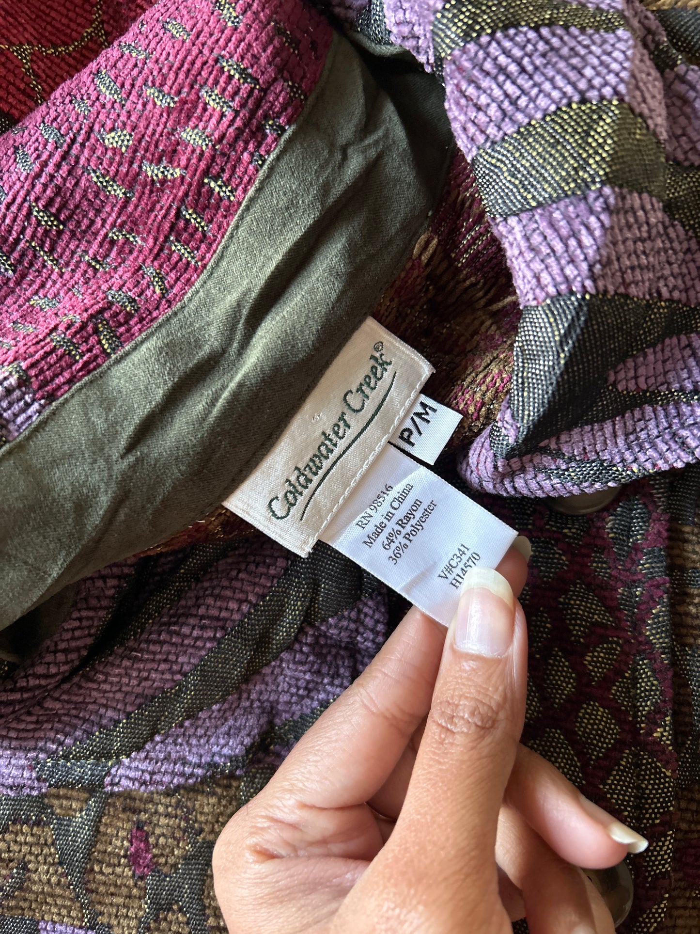 Vintage Coldwater Creek Vintage Weaved Shaket